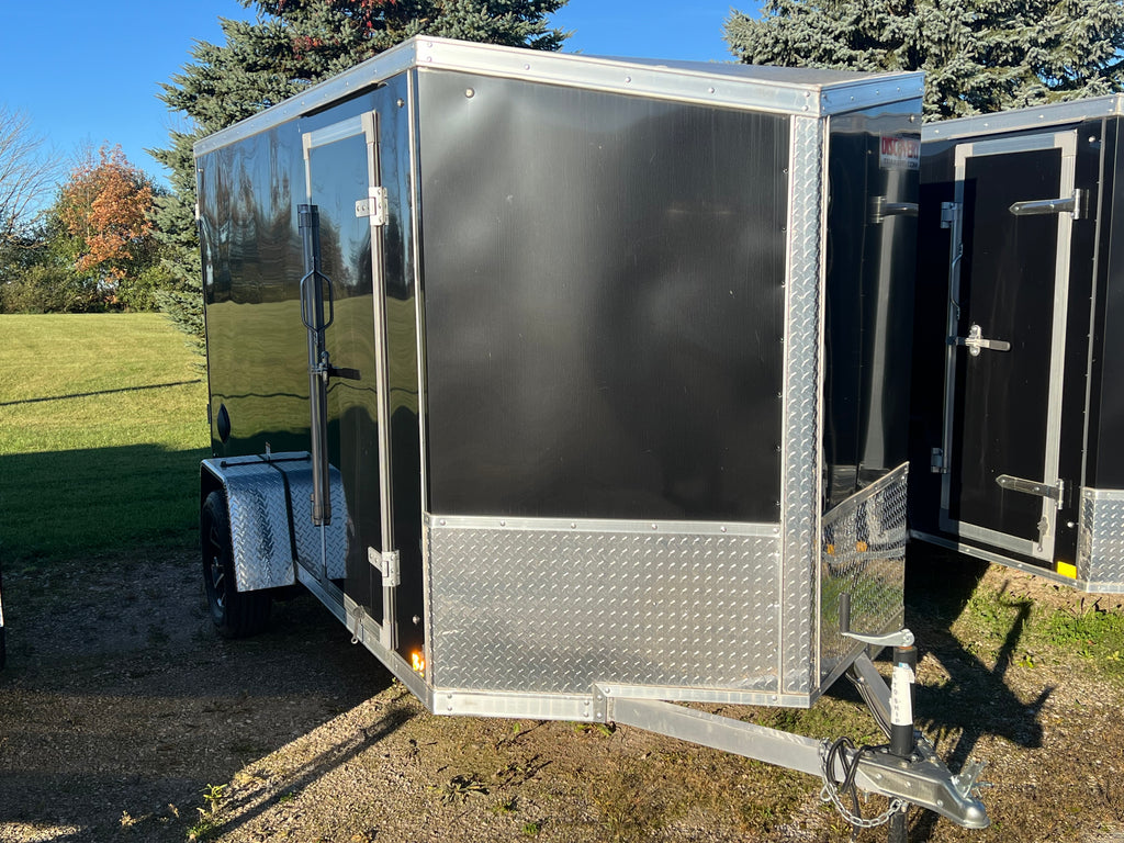 6x12 Aluminum Enclosed Trailer