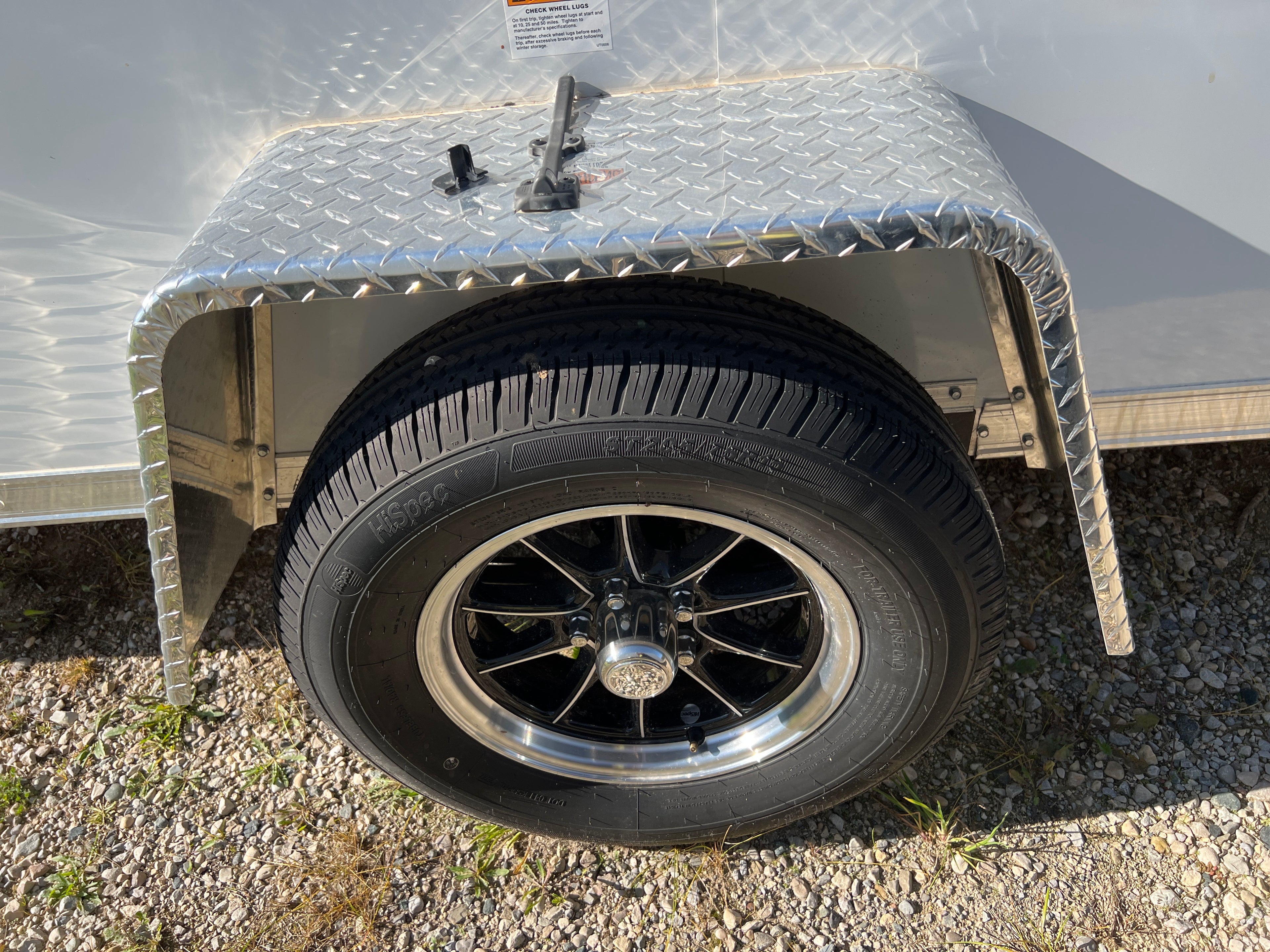 6x14 Enclosed Aluminum Ramp Door Trailer