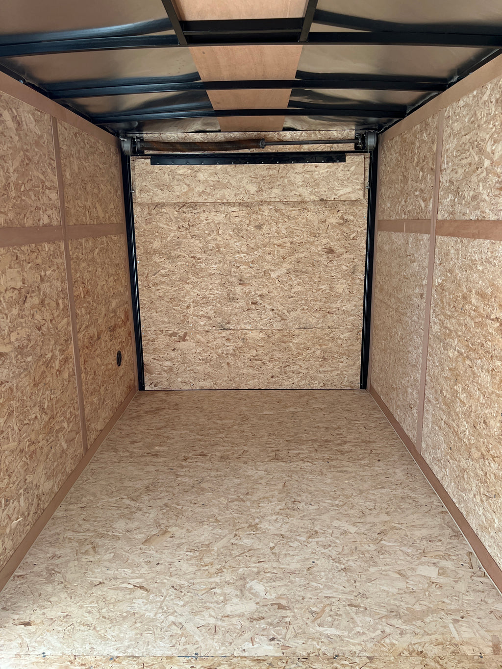 6x12 Enclosed Ramp Door Trailer
