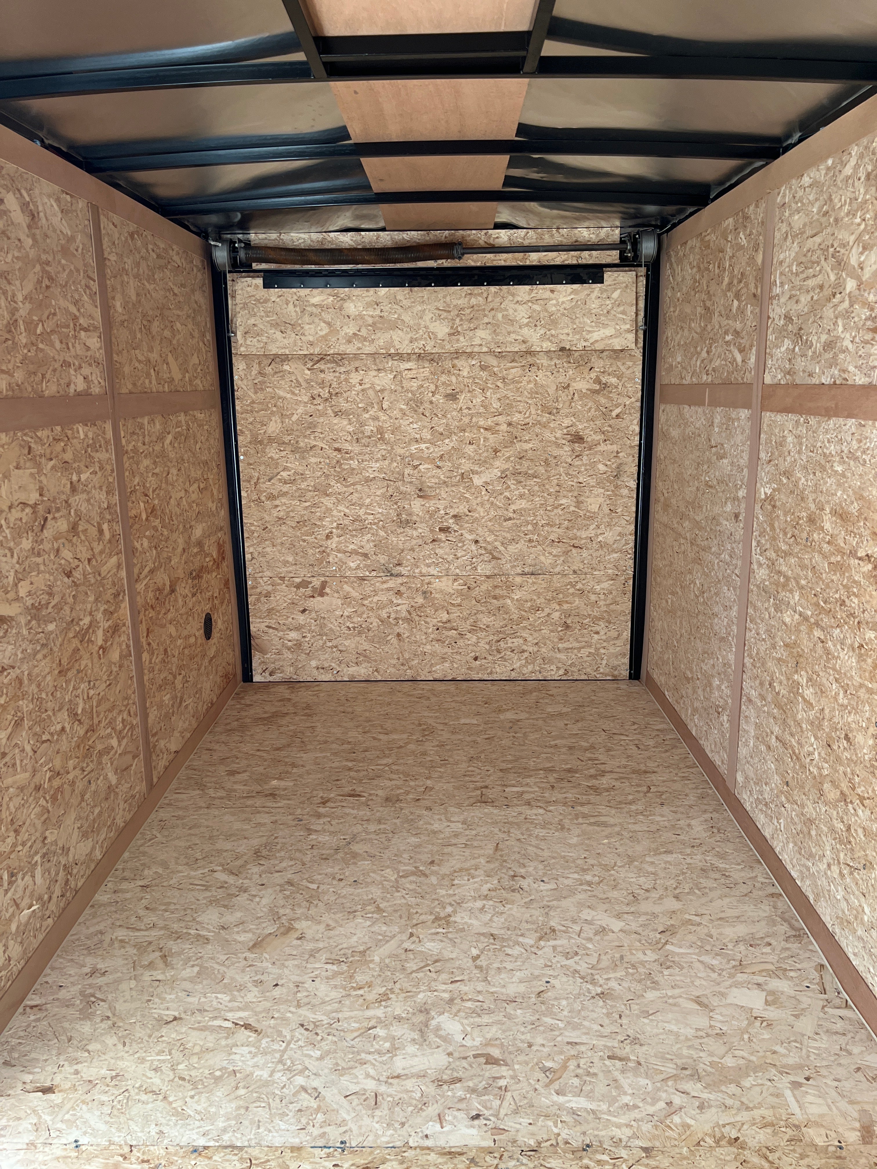 6x12 Enclosed Ramp Door Trailer