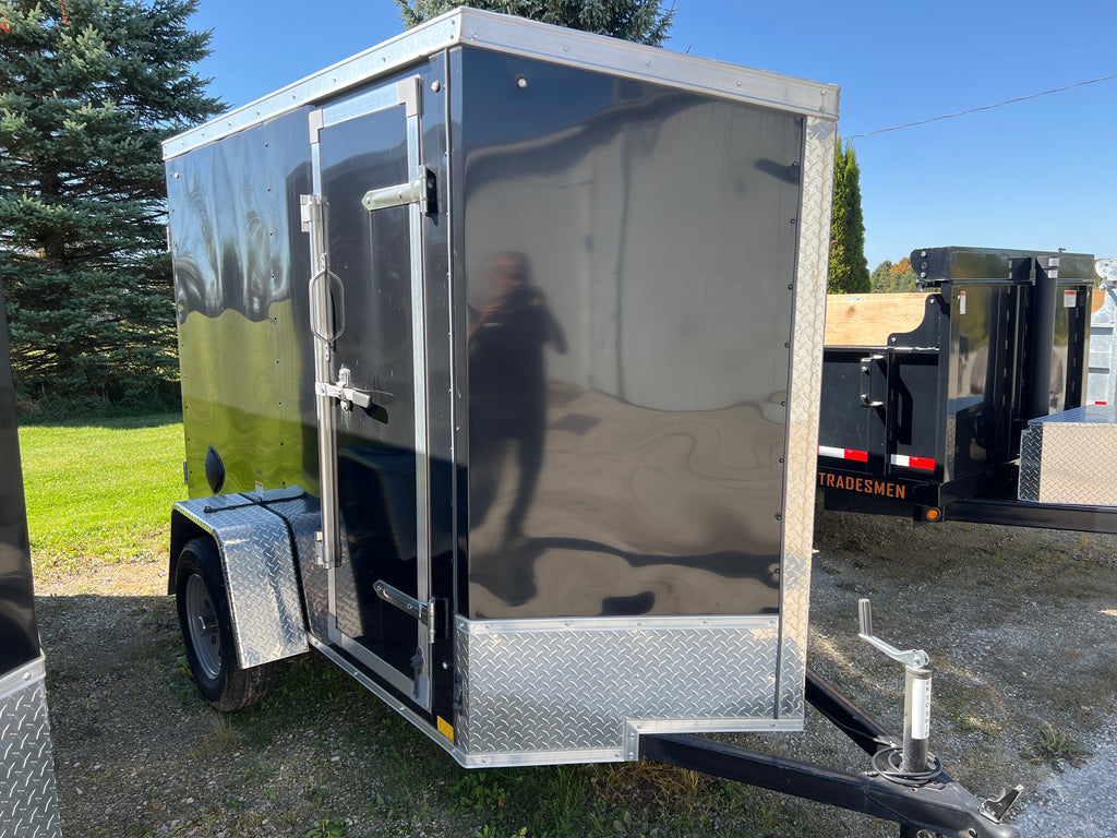 5x8 V Nose Enclosed Trailer