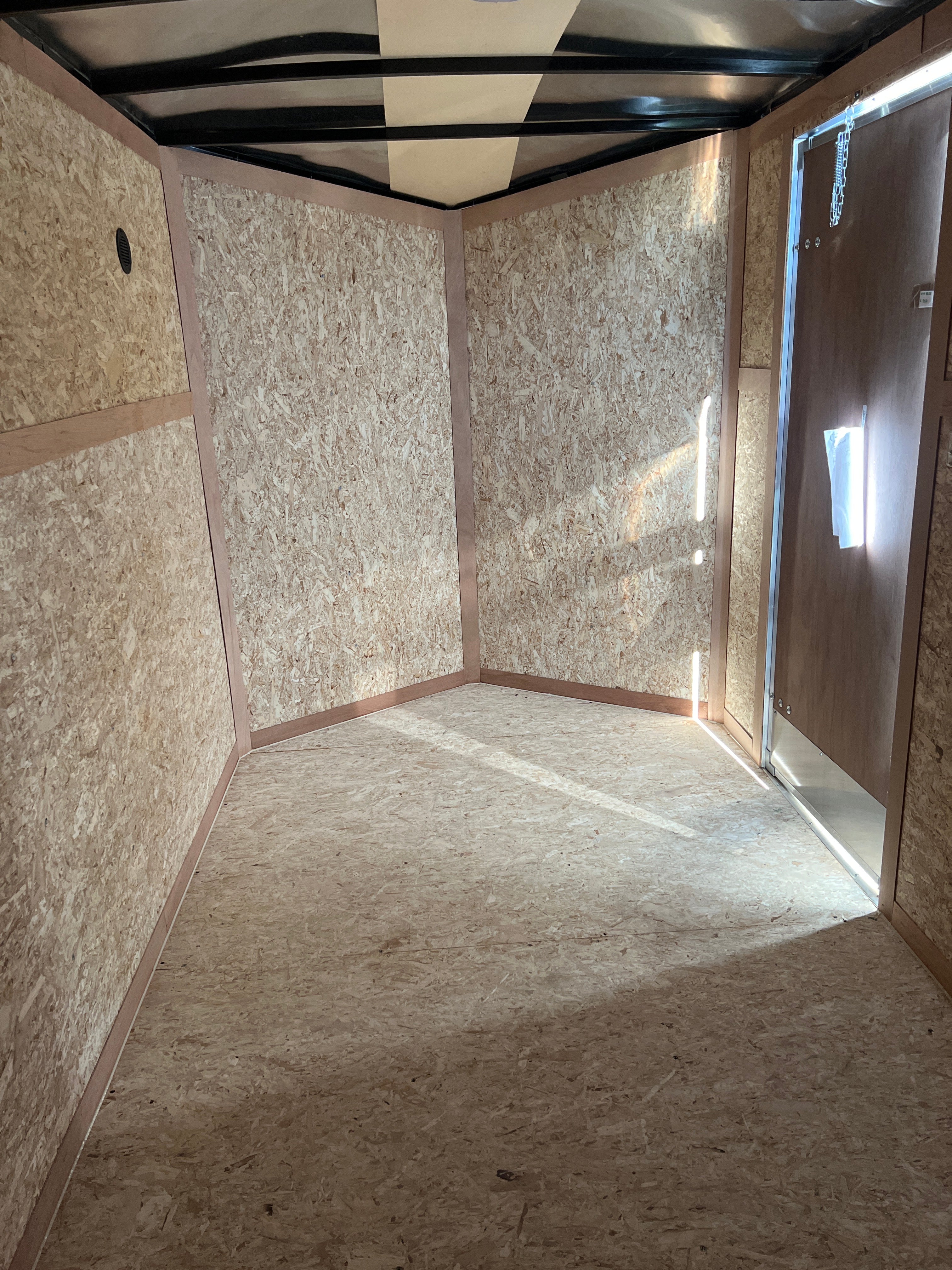 6x12 Enclosed Ramp Door Trailer