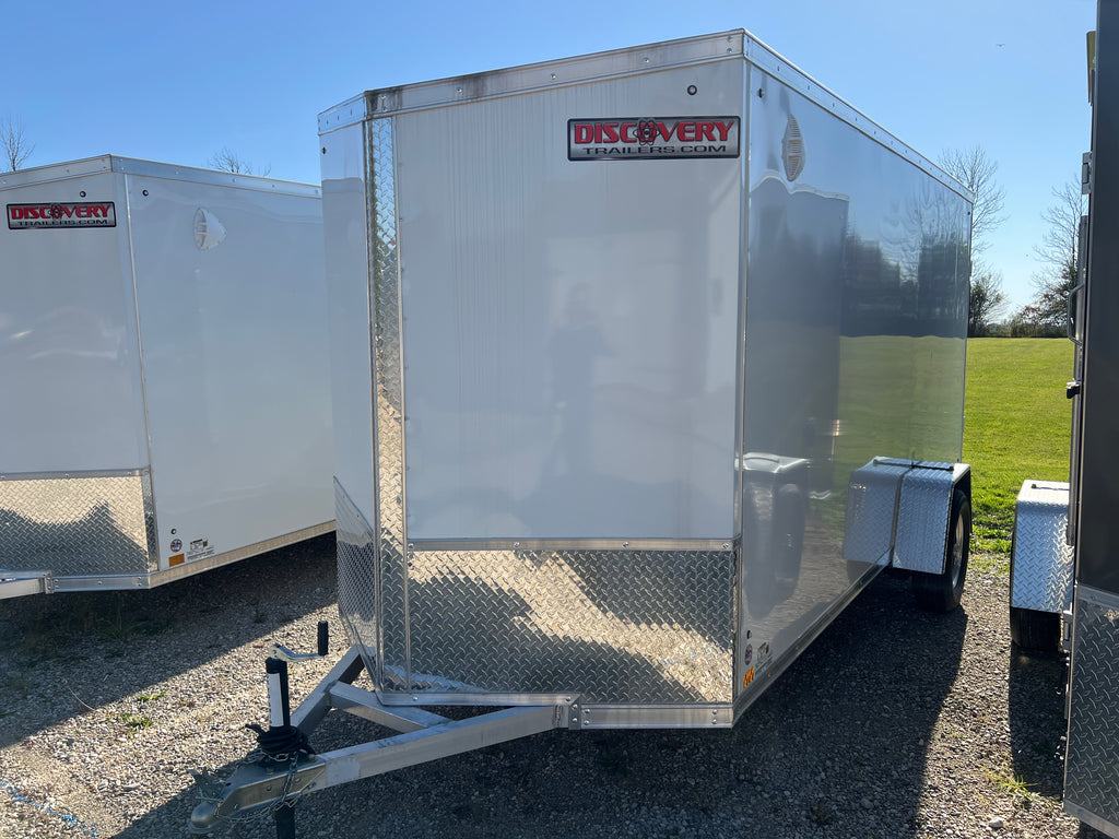 6x14 Enclosed Aluminum Ramp Door Trailer