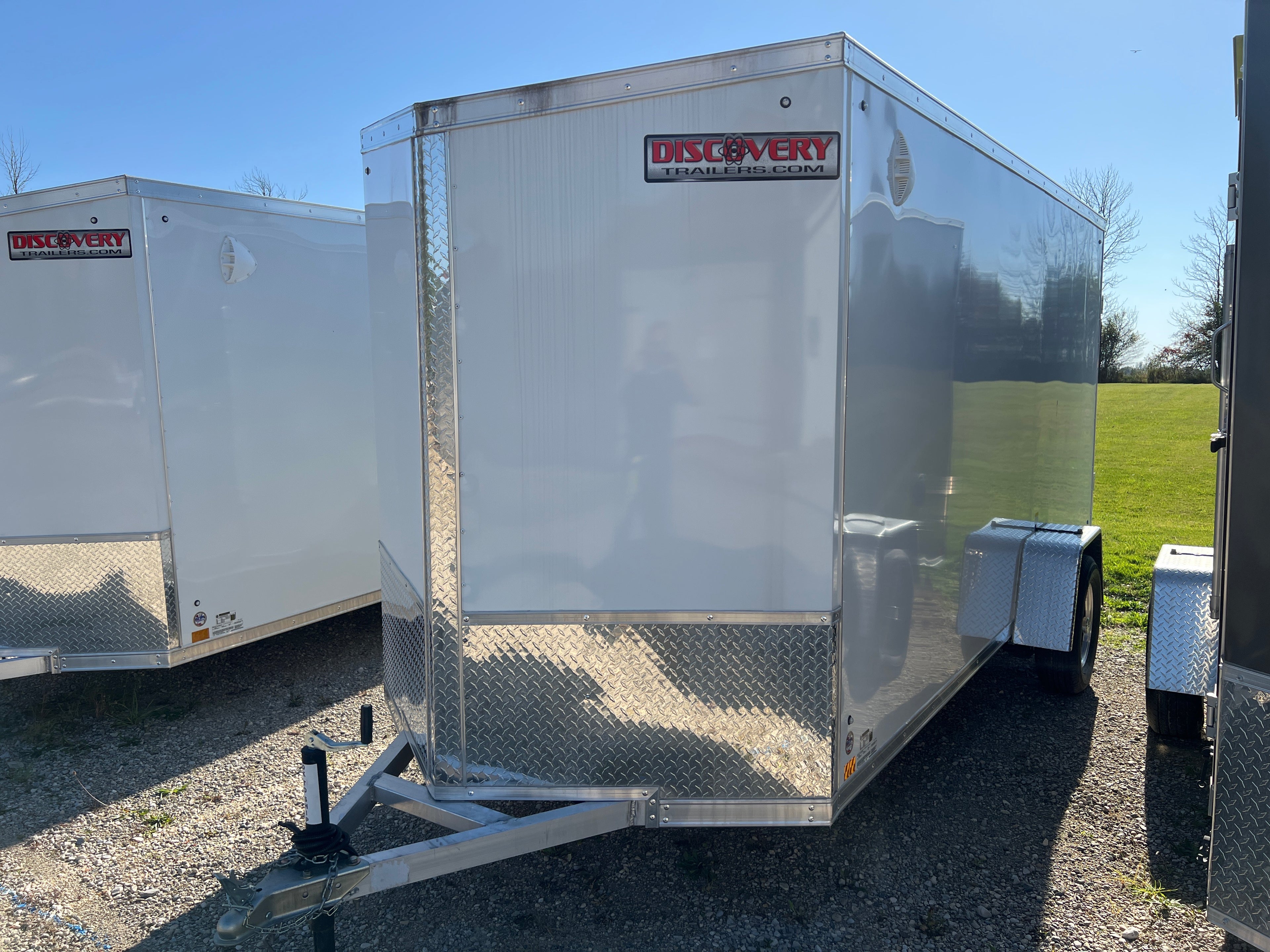 6x14 Enclosed Aluminum Ramp Door Trailer