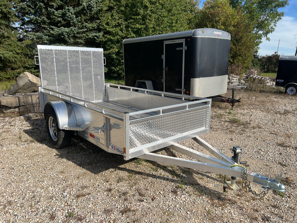 5x10 ENBECK Open Aluminum Utility Trailer - DEMO