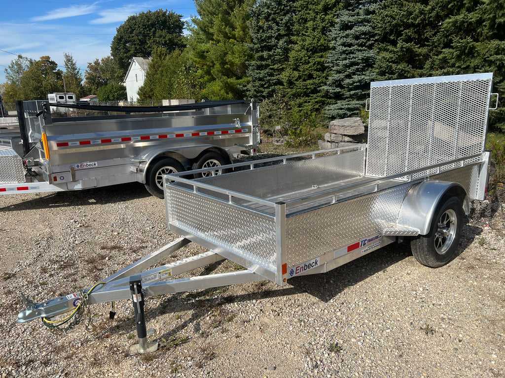 5x10 ENBECK Open Aluminum Utility Trailer - DEMO
