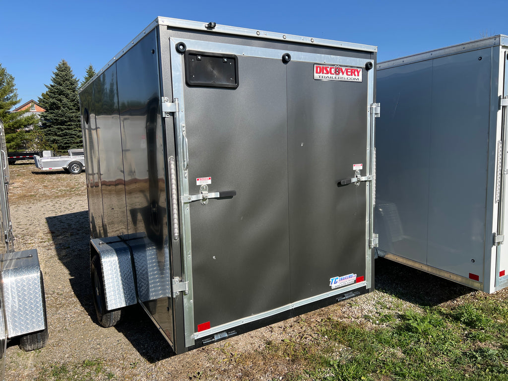 6x12 Enclosed Ramp Door Trailer