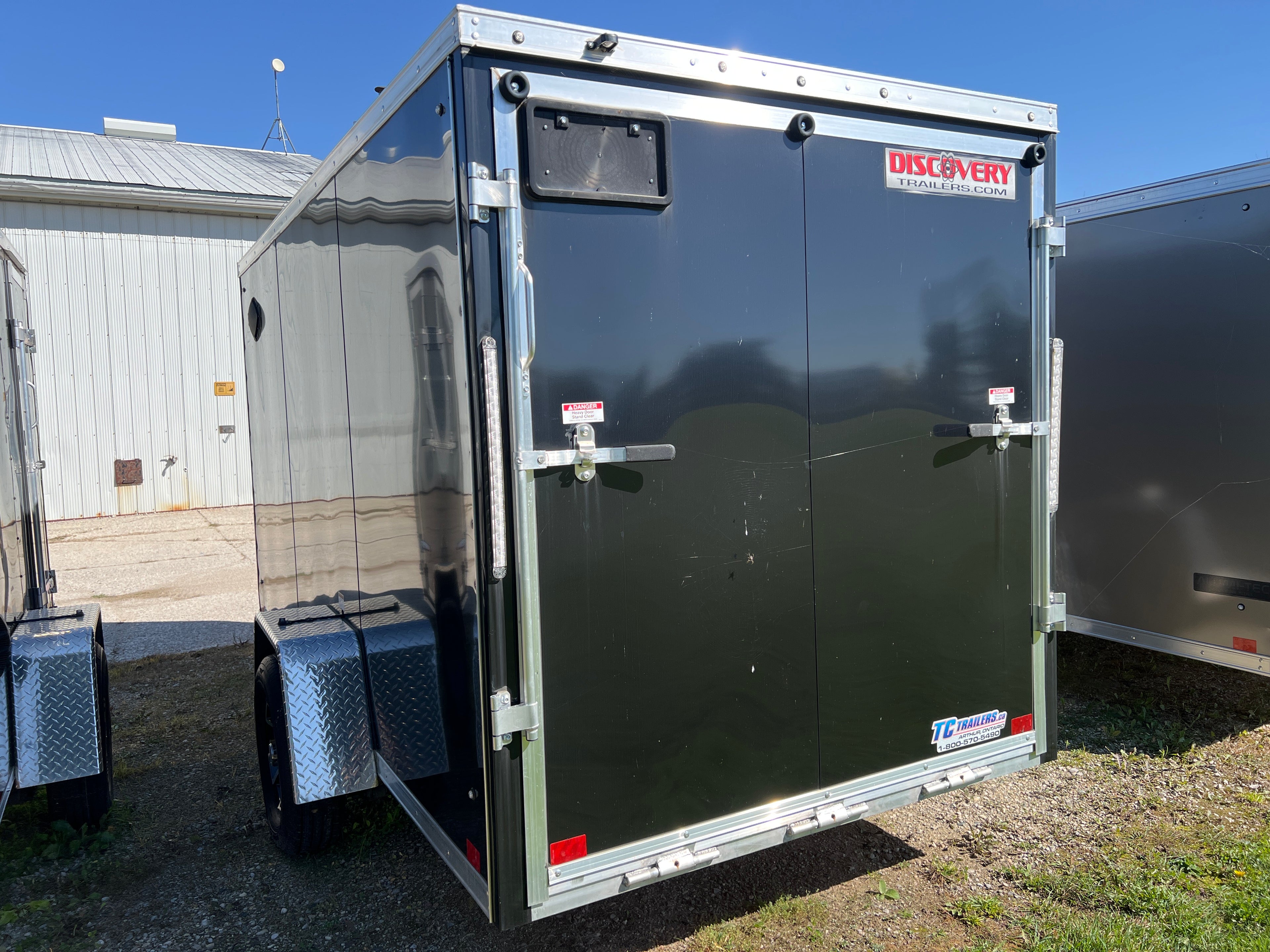 6x12 Aluminum Enclosed Trailer