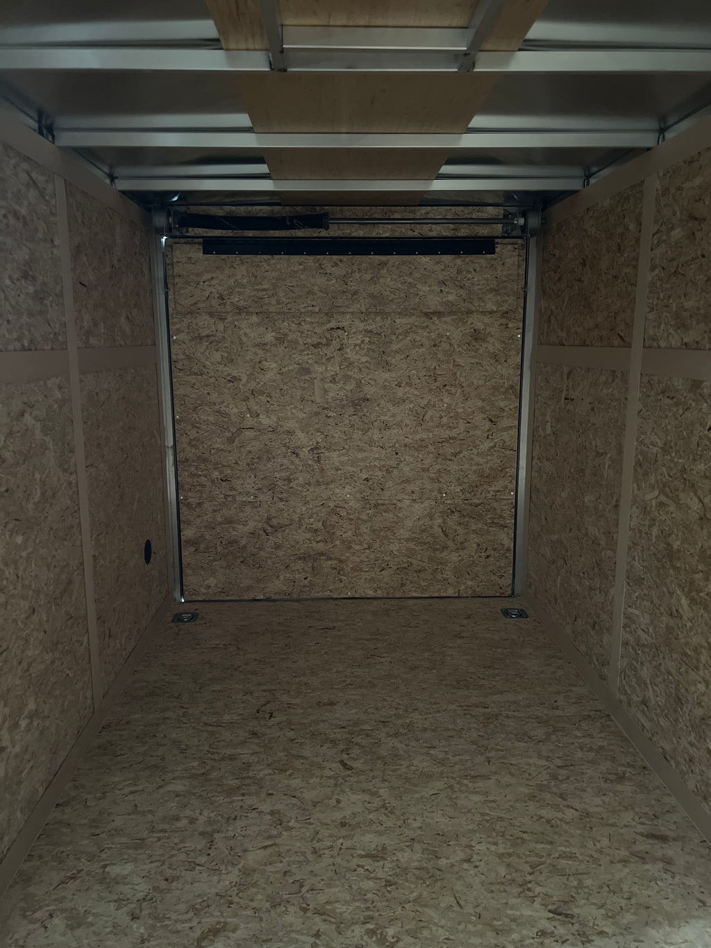 6x12 Aluminum Enclosed Ramp Door Trailer