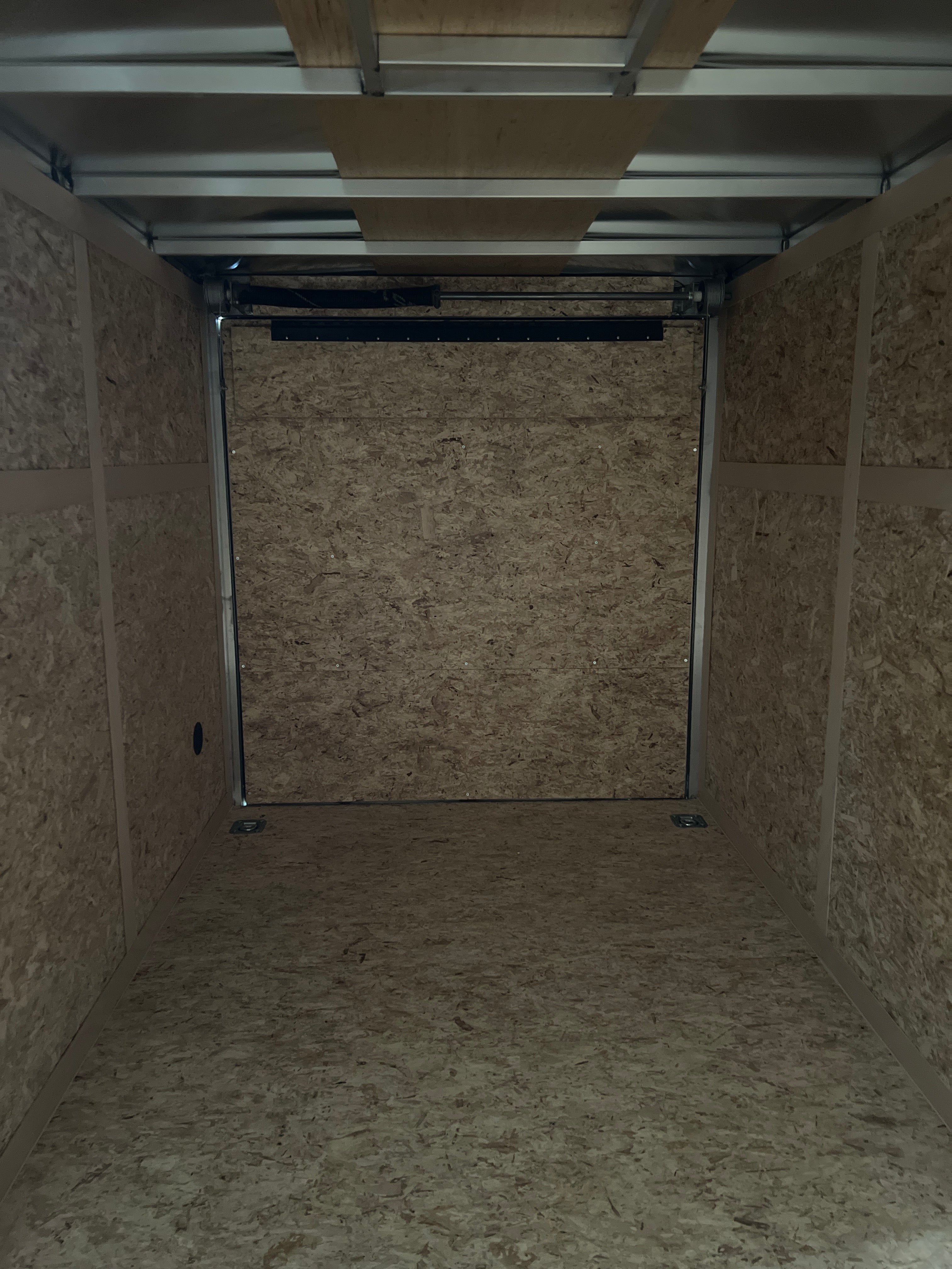 6x12 Aluminum Enclosed Ramp Door Trailer