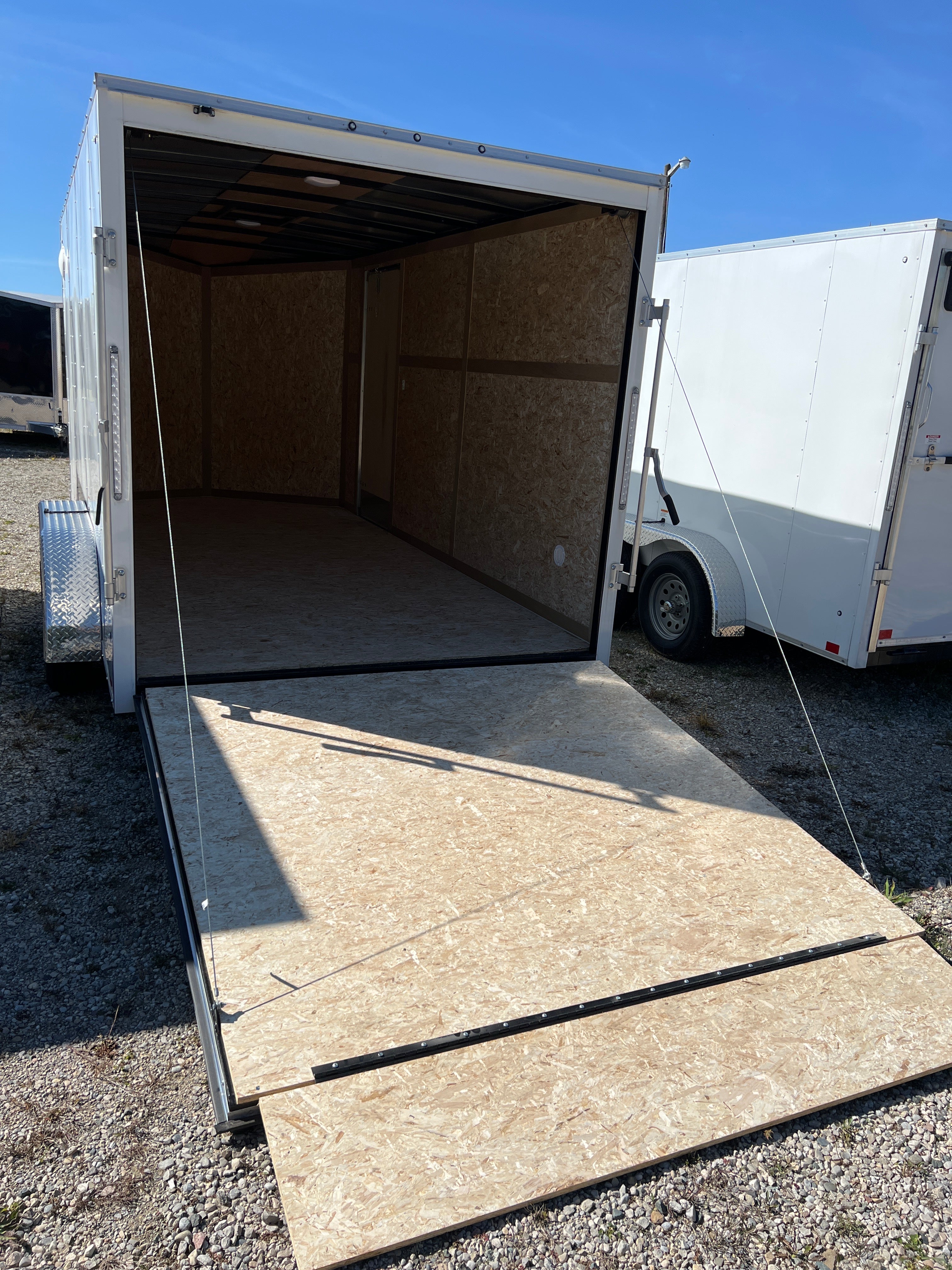 7x14 Enclosed Ramp Door Cargo Trailer
