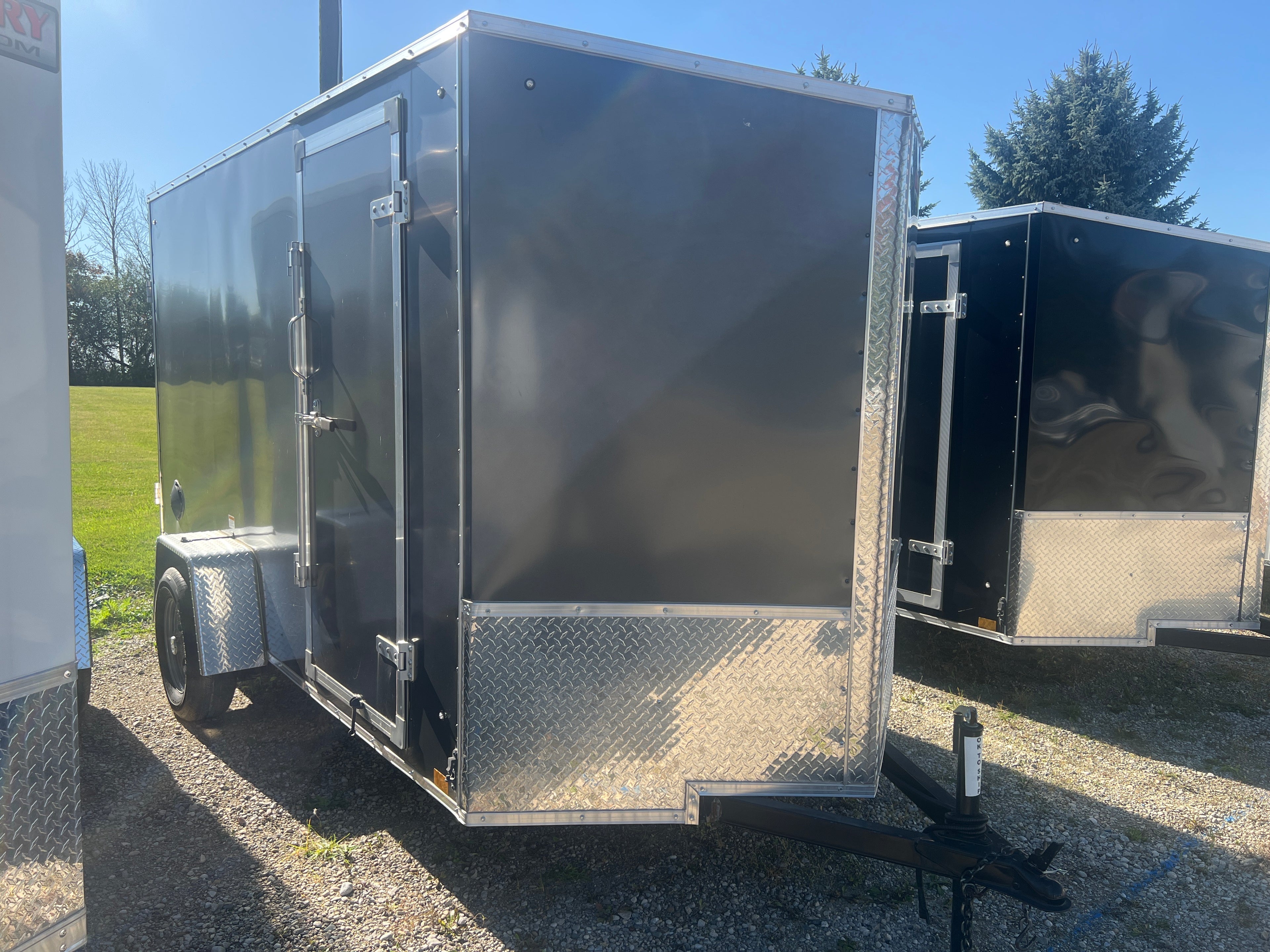 6x12 Enclosed Ramp Door Trailer
