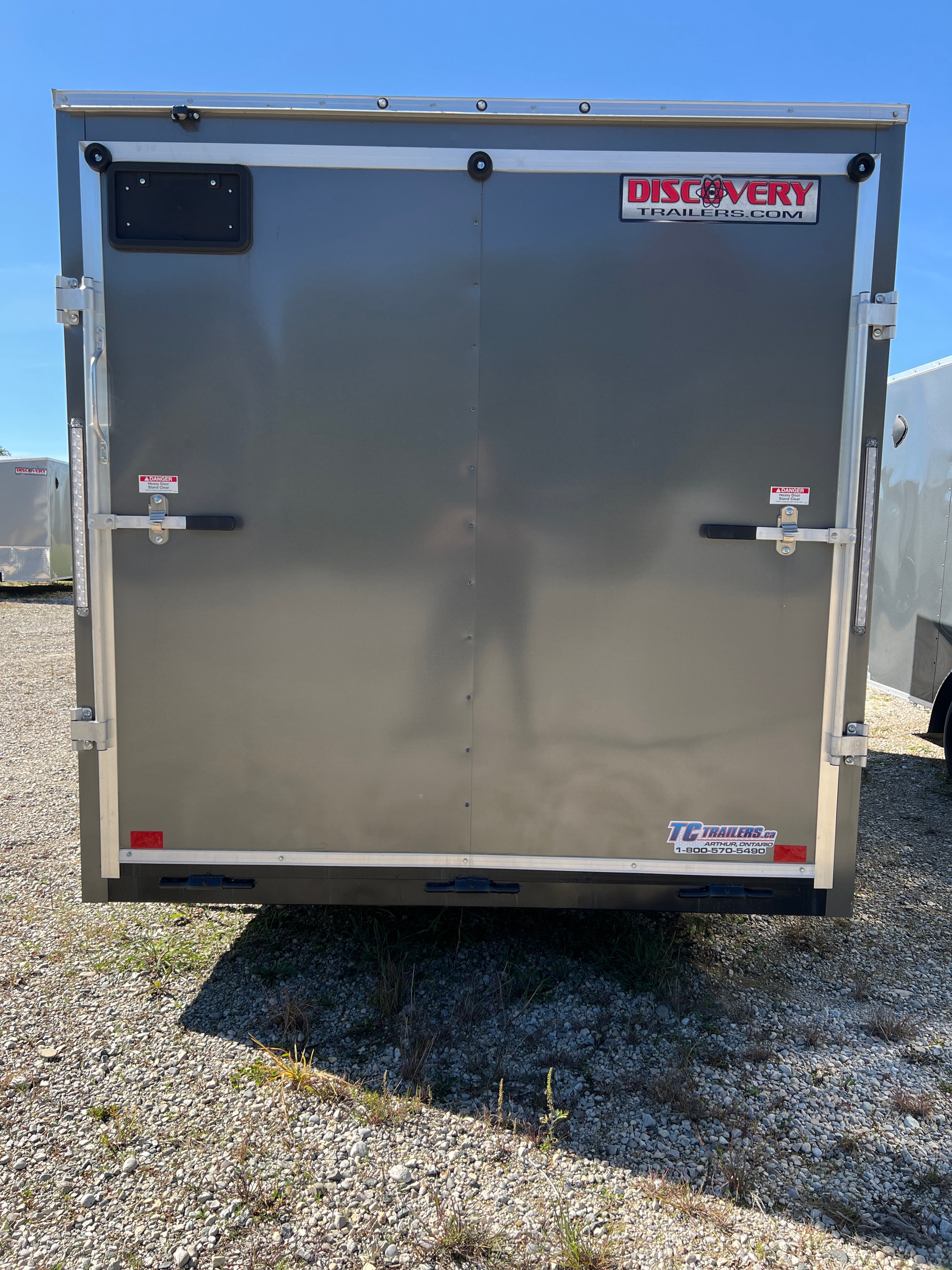 7x14 Enclosed Ramp Door Cargo Trailer
