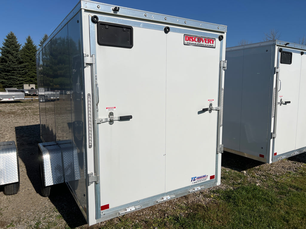 6x14 Enclosed Aluminum Ramp Door Trailer