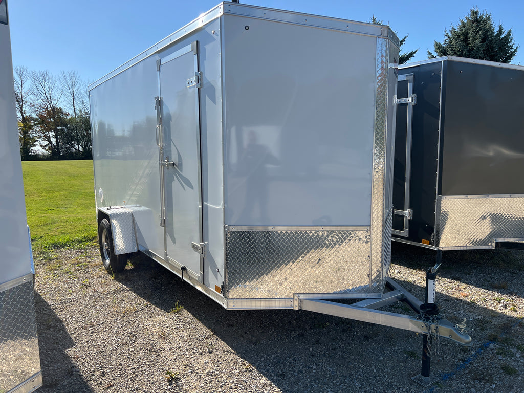6x14 Enclosed Aluminum Ramp Door Trailer
