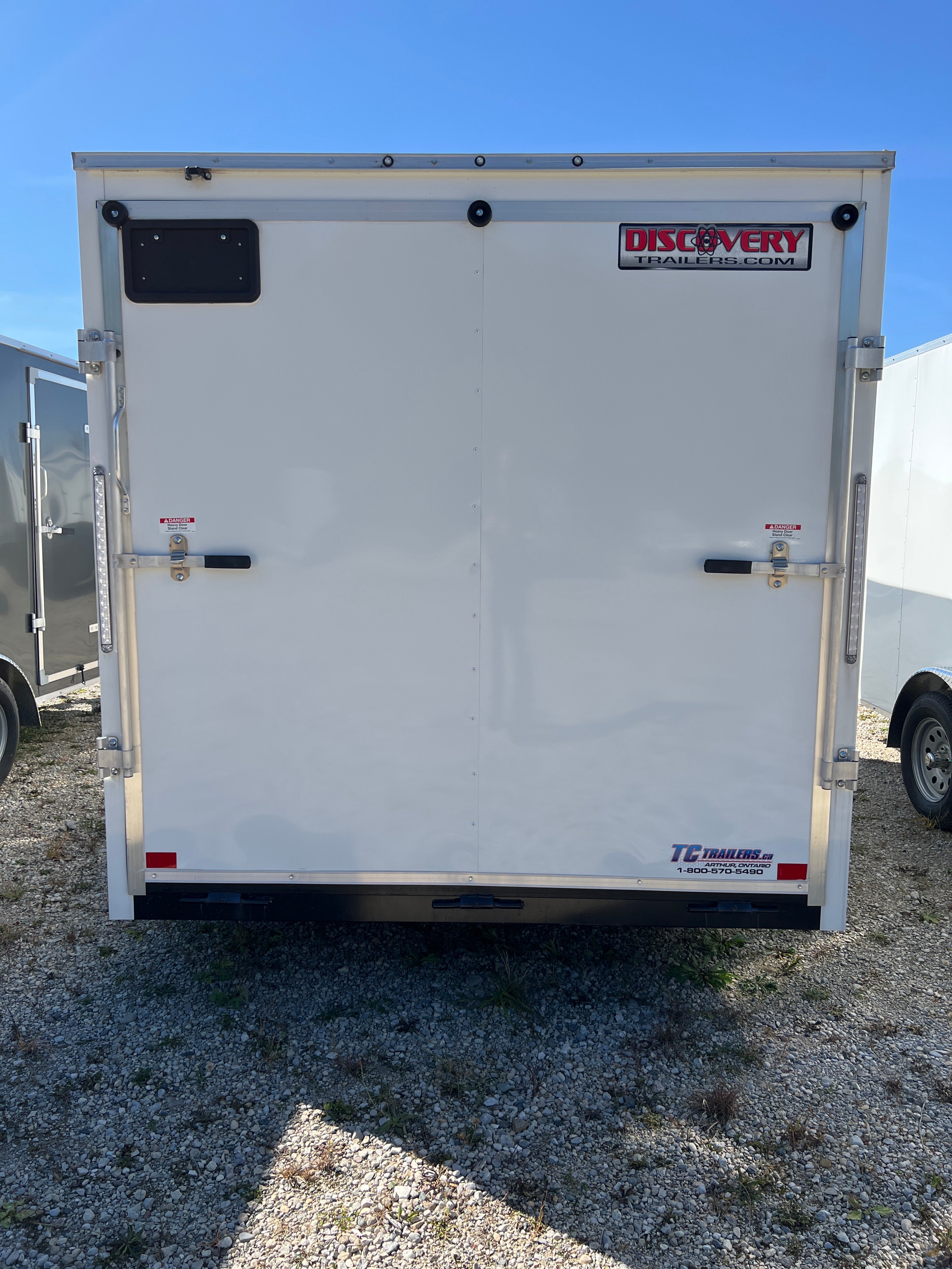 7x14 Enclosed Ramp Door Cargo Trailer