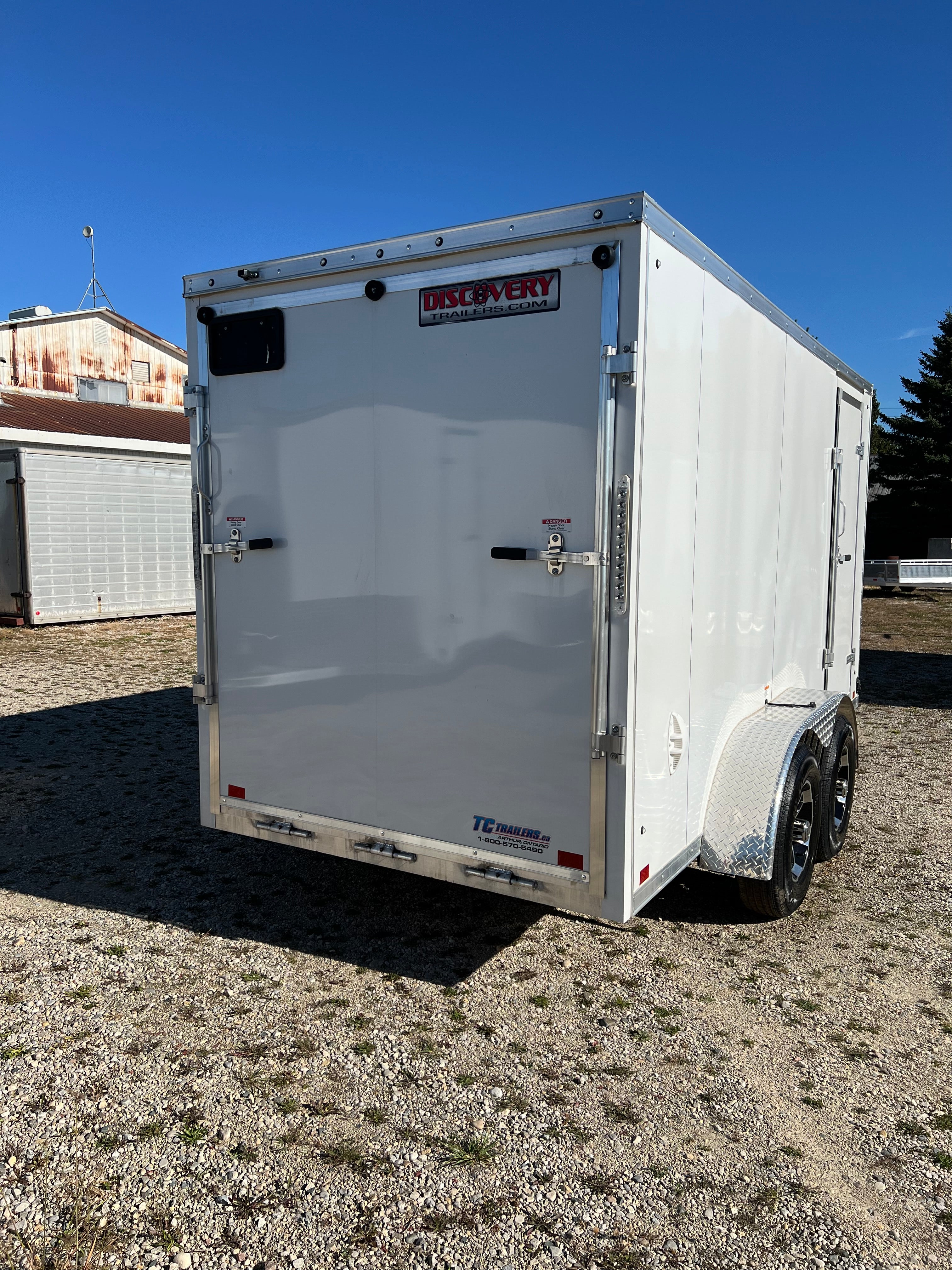 6x14 Enclosed Ramp Door Trailer