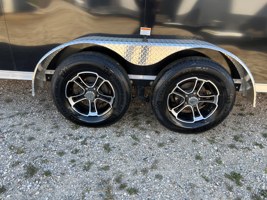 7 x 14 Enclosed Tandem  Trailer