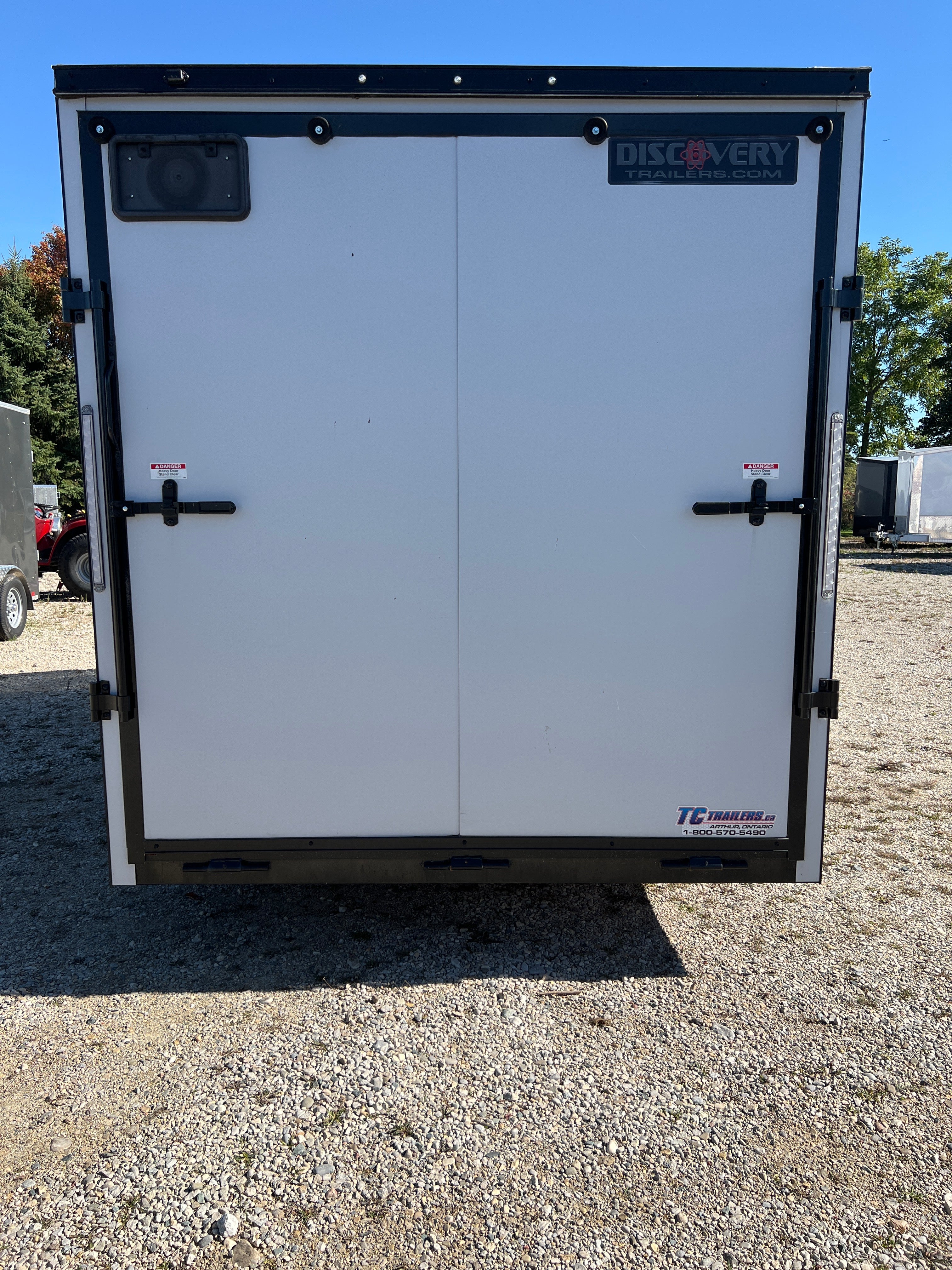 7x16 Enclosed Ramp Door Cargo Trailer