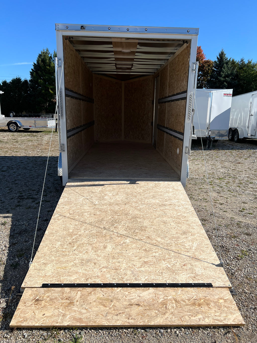6x14 Enclosed Ramp Door Trailer
