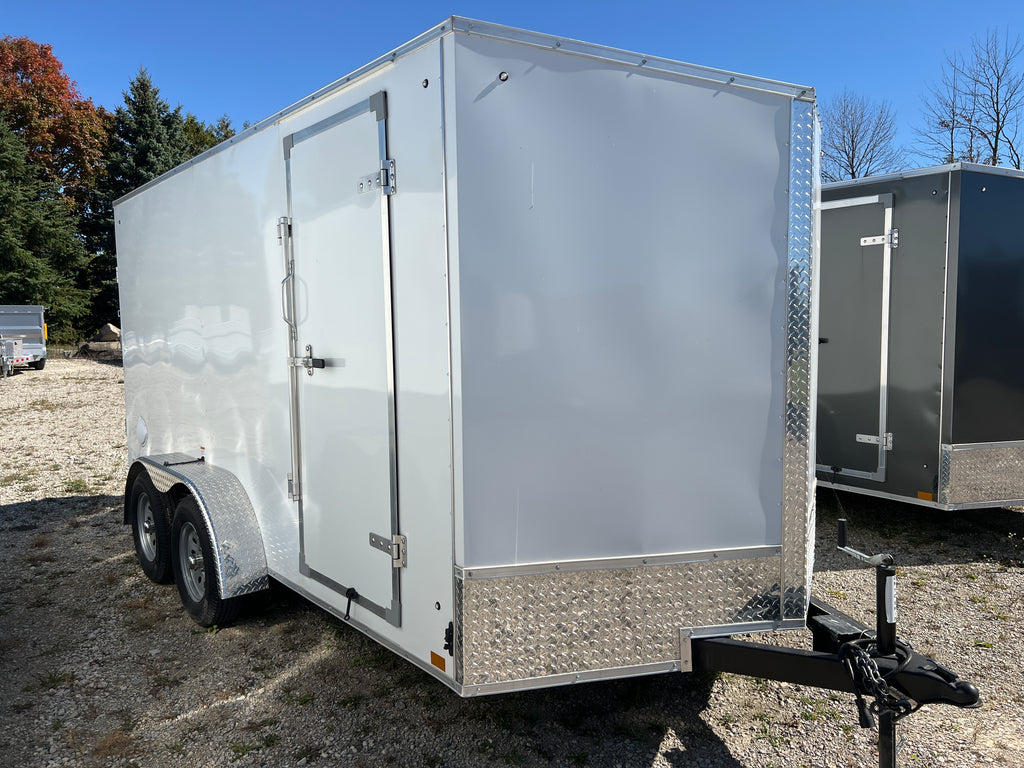 7x14 Enclosed Ramp Door Cargo Trailer
