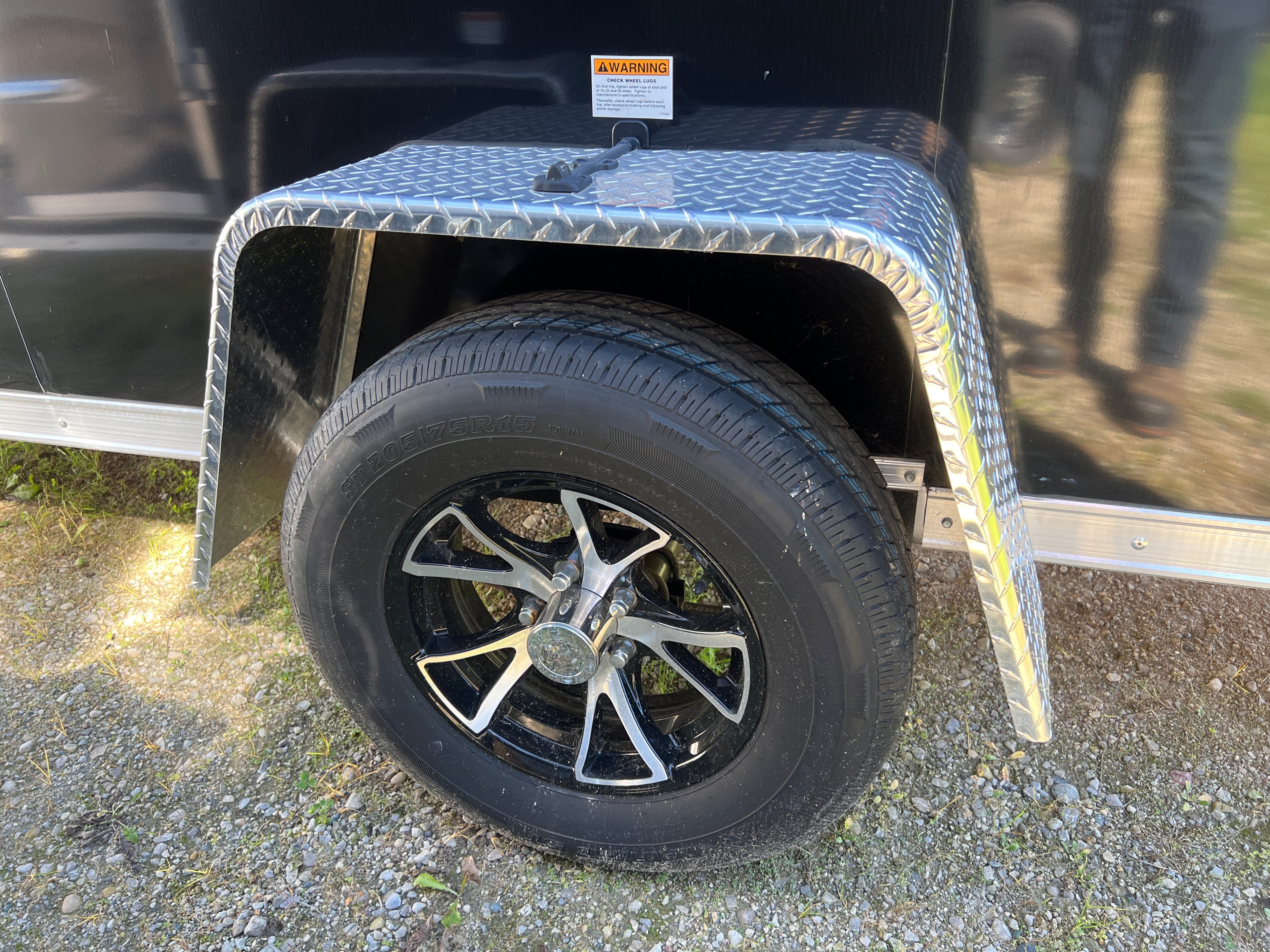 6x12 Aluminum Enclosed Trailer