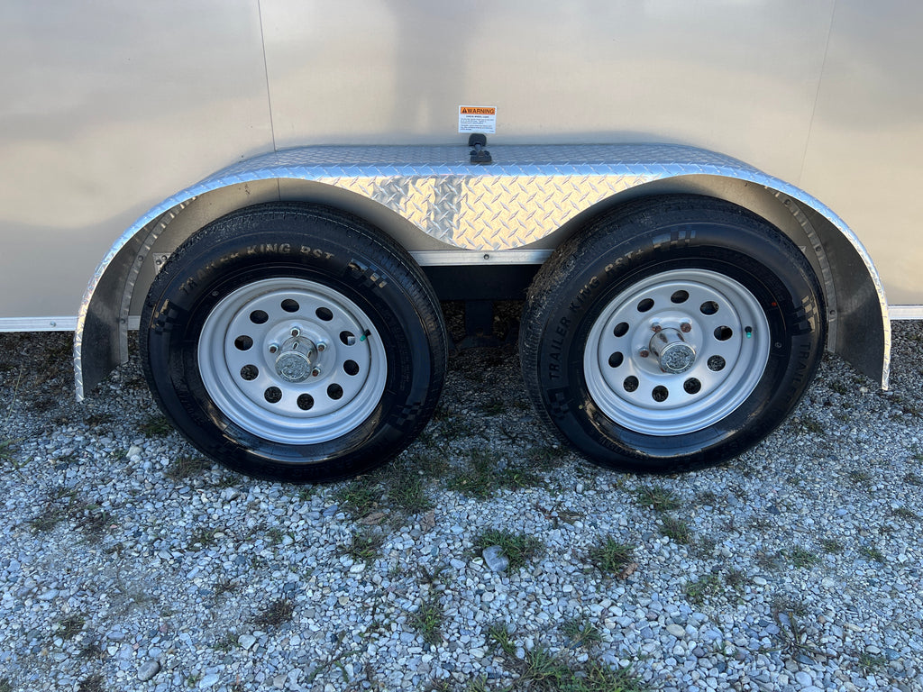 7x16 Enclosed Double Door Cargo Trailer