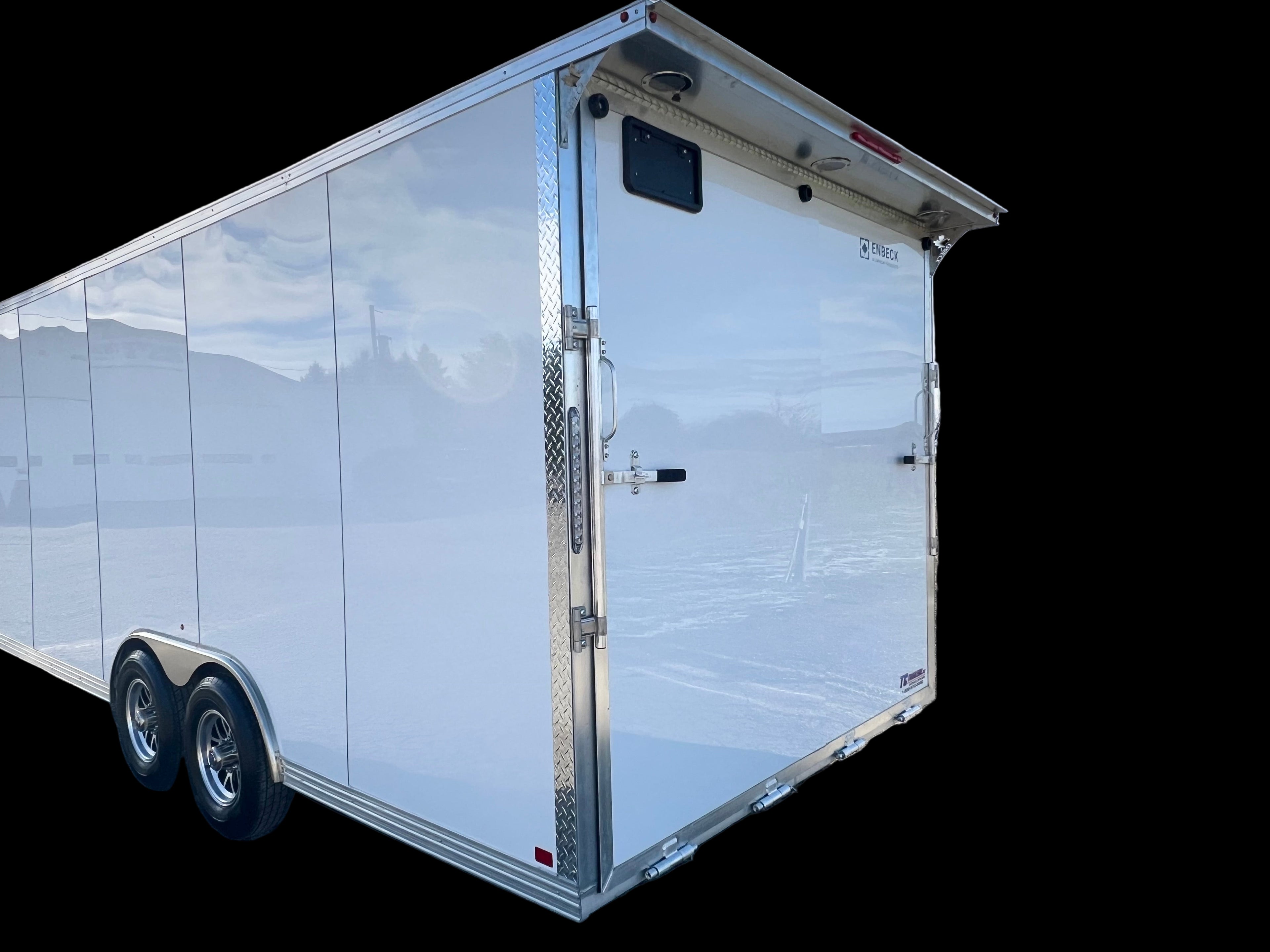 Enbeck 102x20 Enclosed Ramp Door Trailer