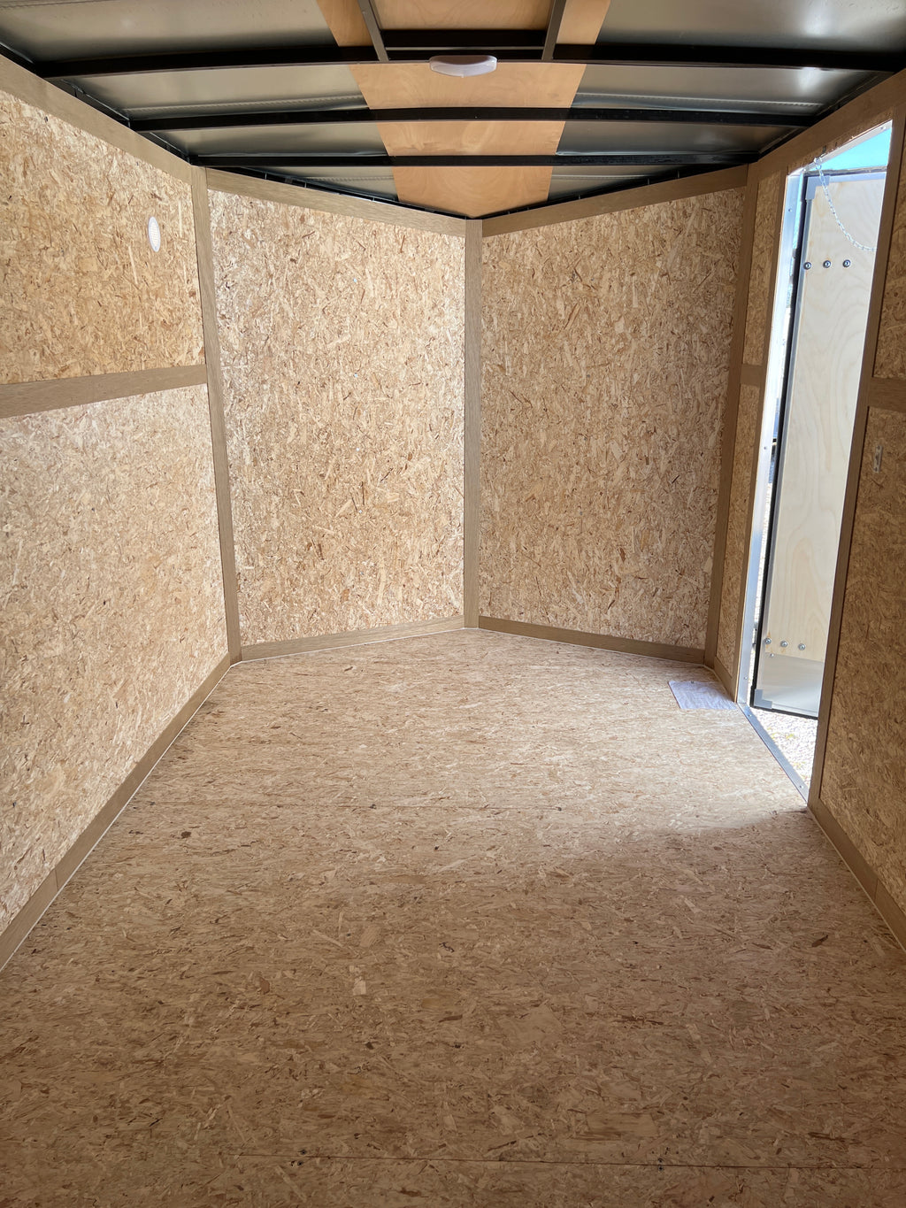 7x14 Enclosed Ramp Door Cargo Trailer