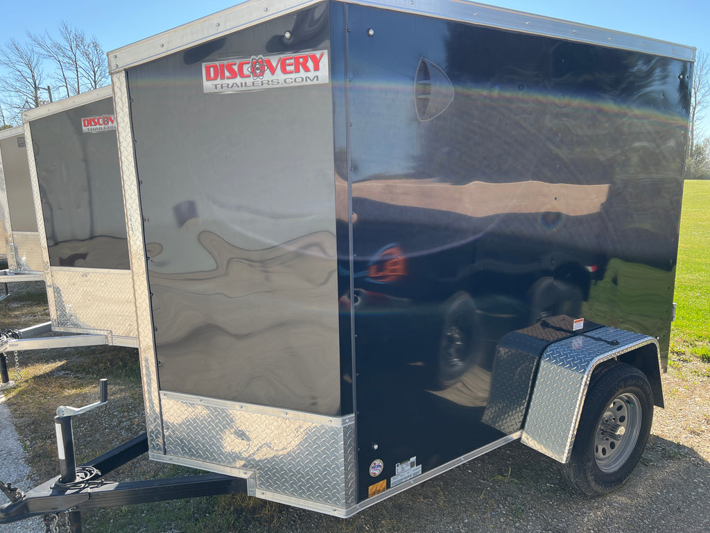 5x8 V Nose Enclosed Trailer