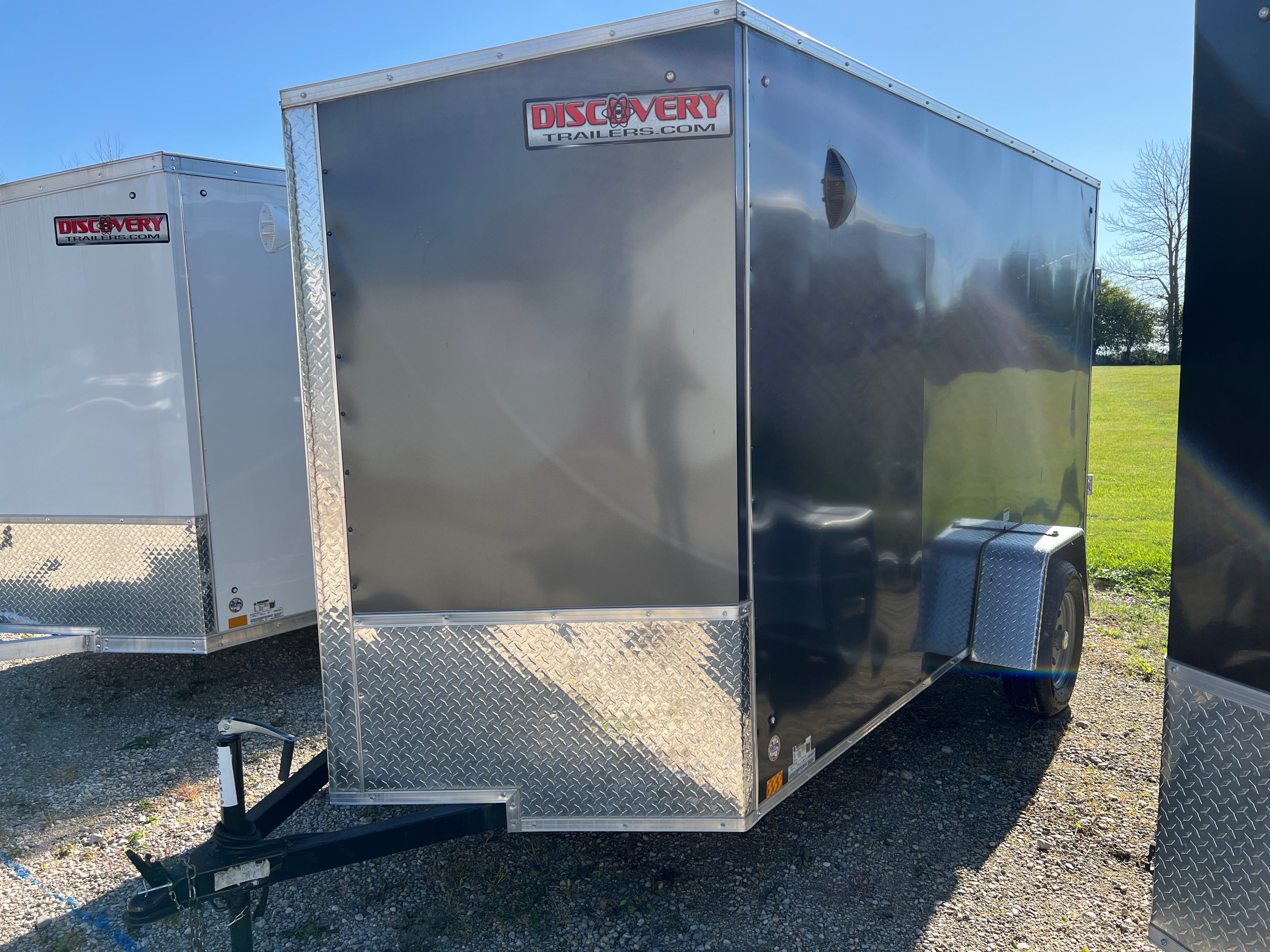 6x12 Enclosed Ramp Door Trailer