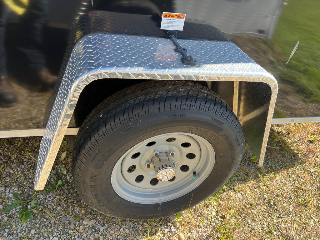 6x12 Enclosed Ramp Door Trailer