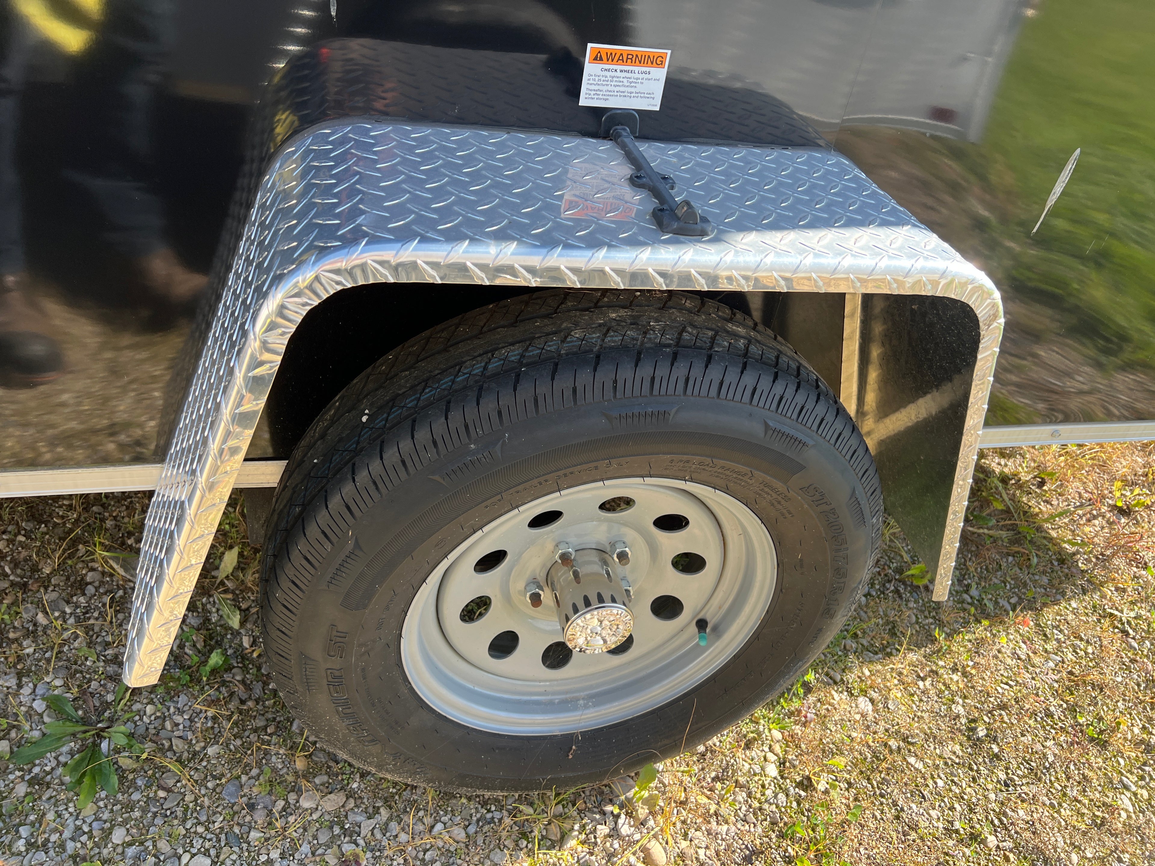 6x12 Enclosed Ramp Door Trailer