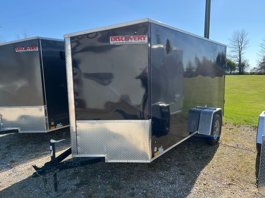 6x12 Enclosed Ramp Door Trailer