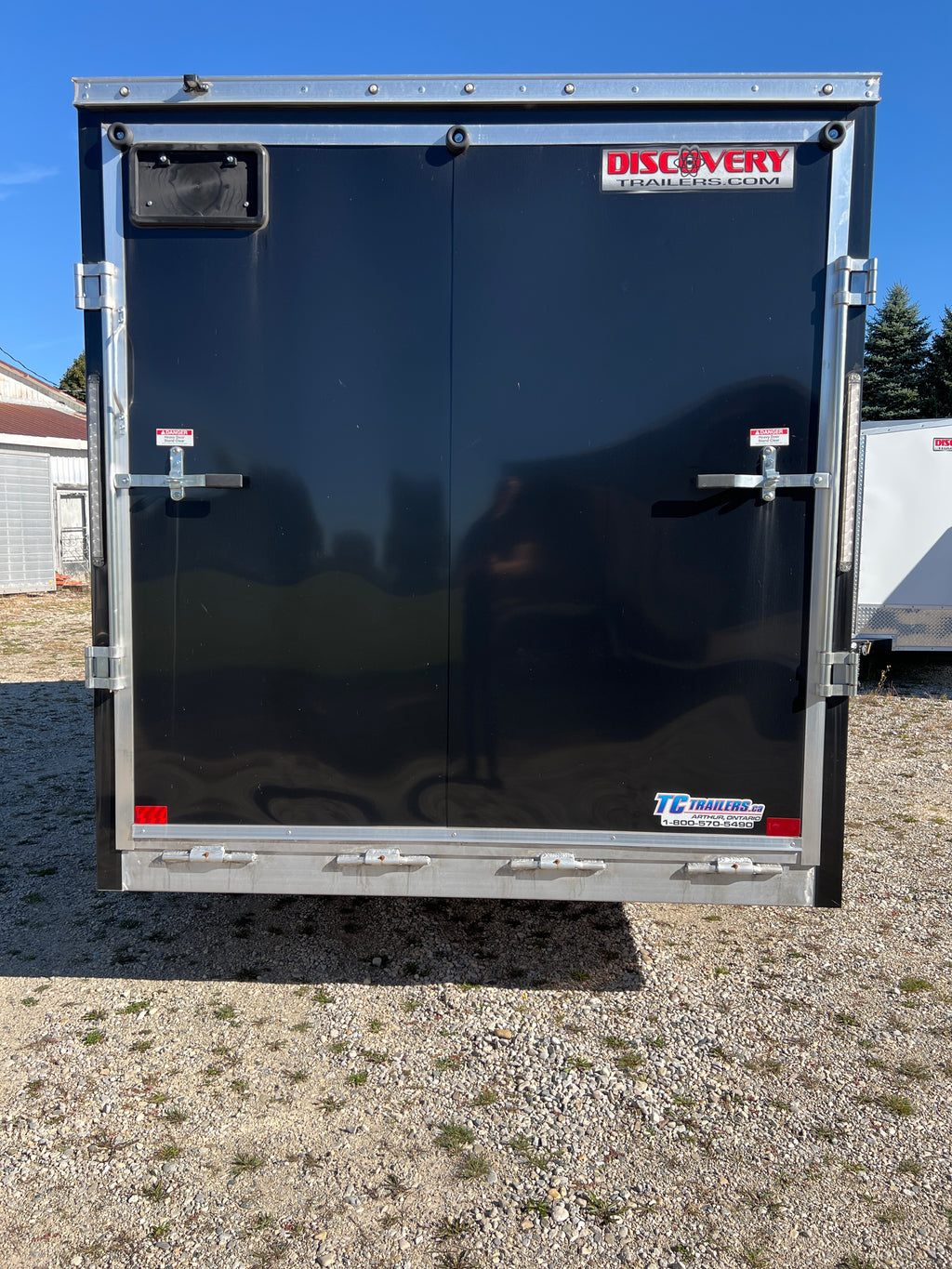 7 x 14 Enclosed Tandem  Trailer