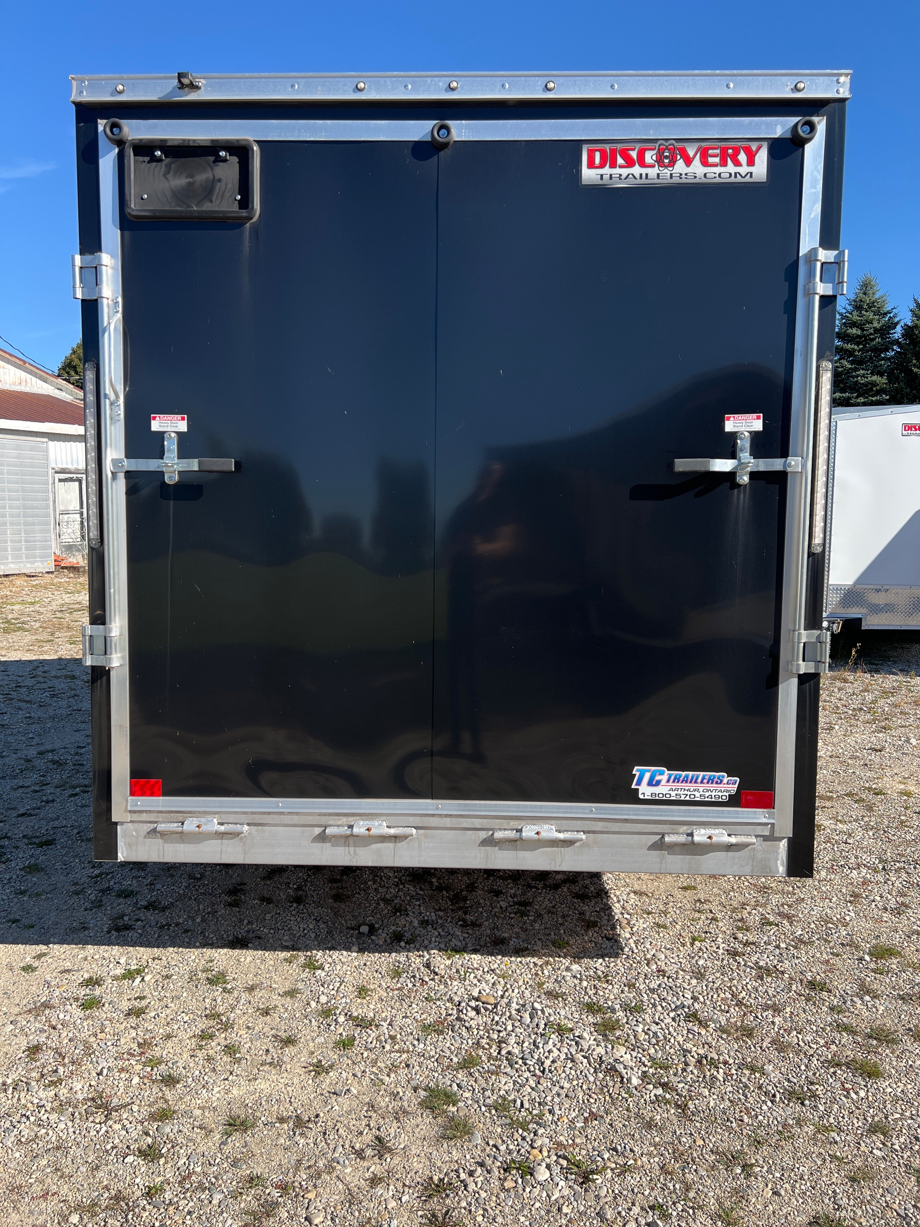 7 x 14 Enclosed Tandem  Trailer
