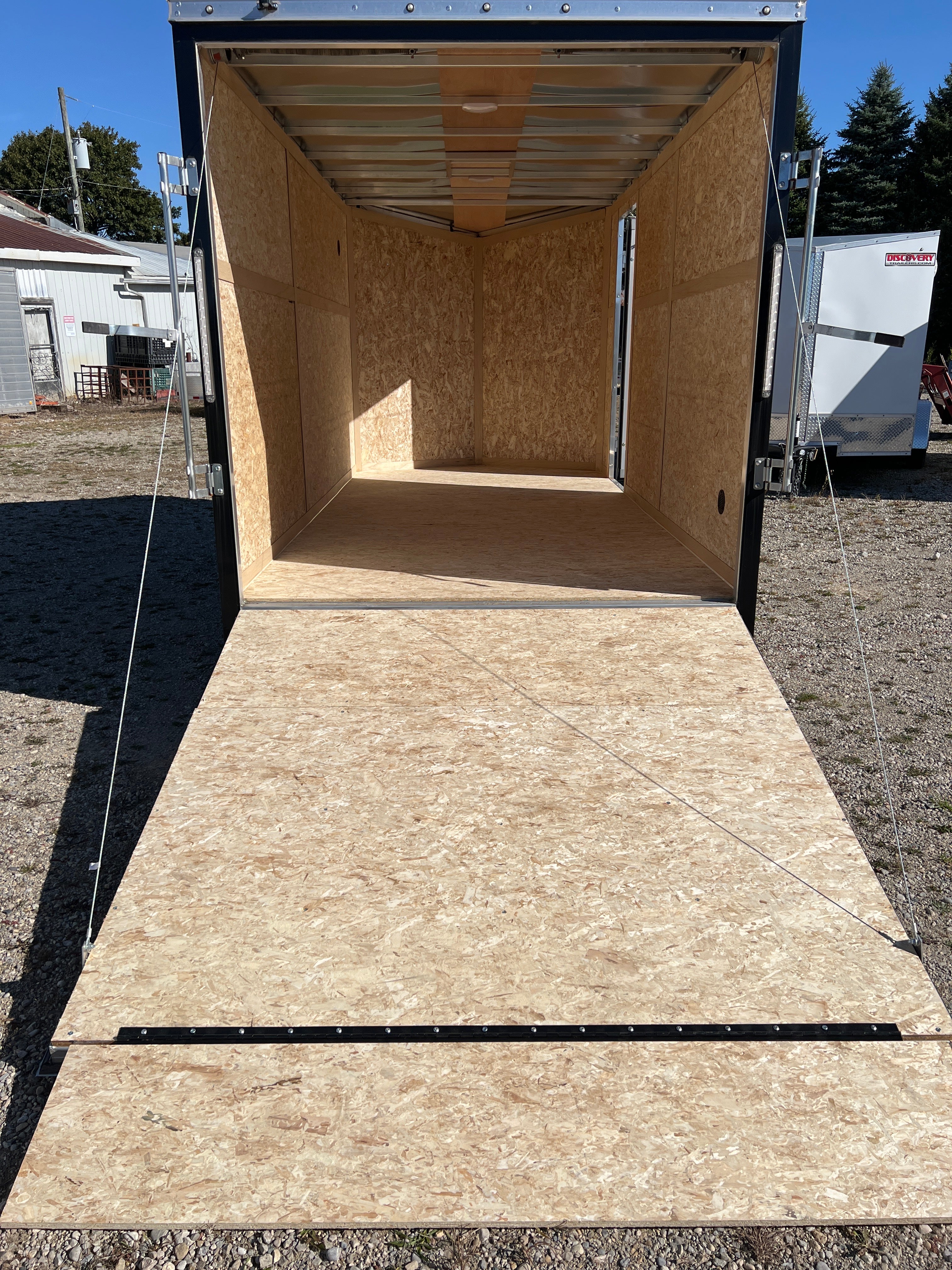 7 x 14 Enclosed Tandem  Trailer