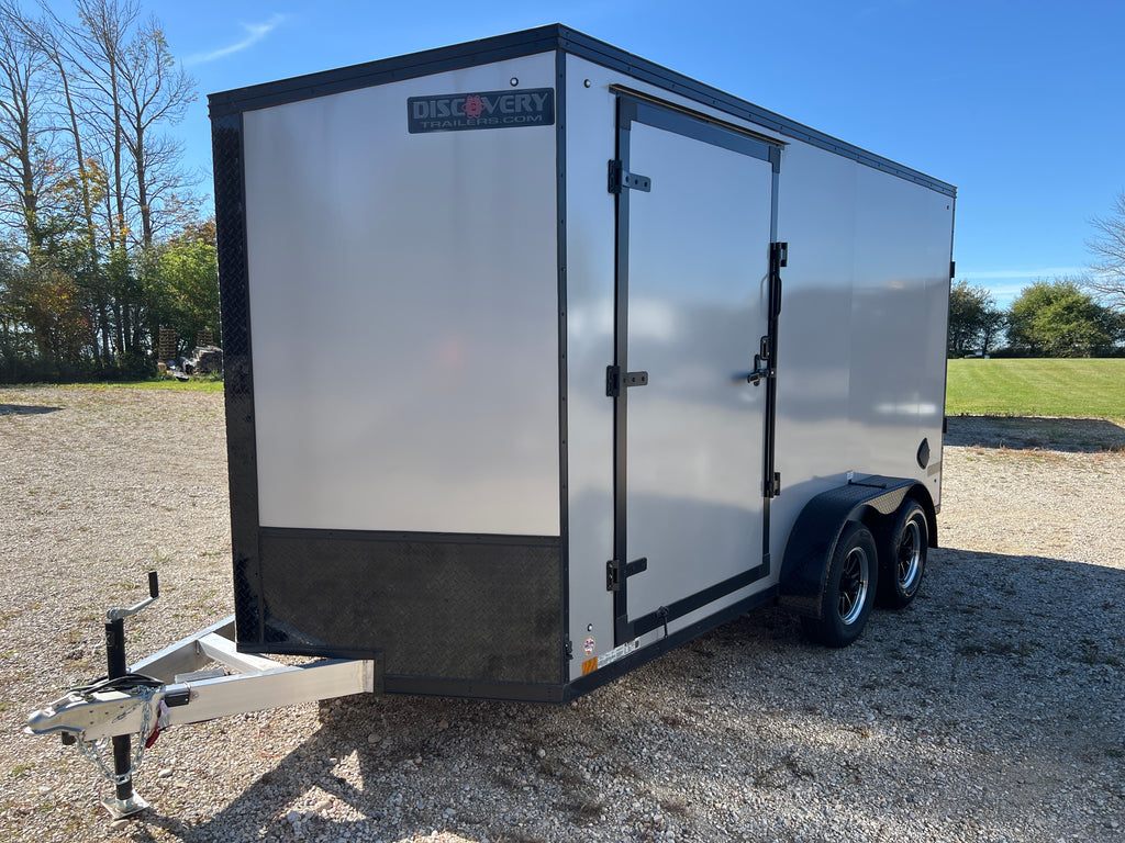 7x14 Enclosed SXS Aluminum Ramp Trailer