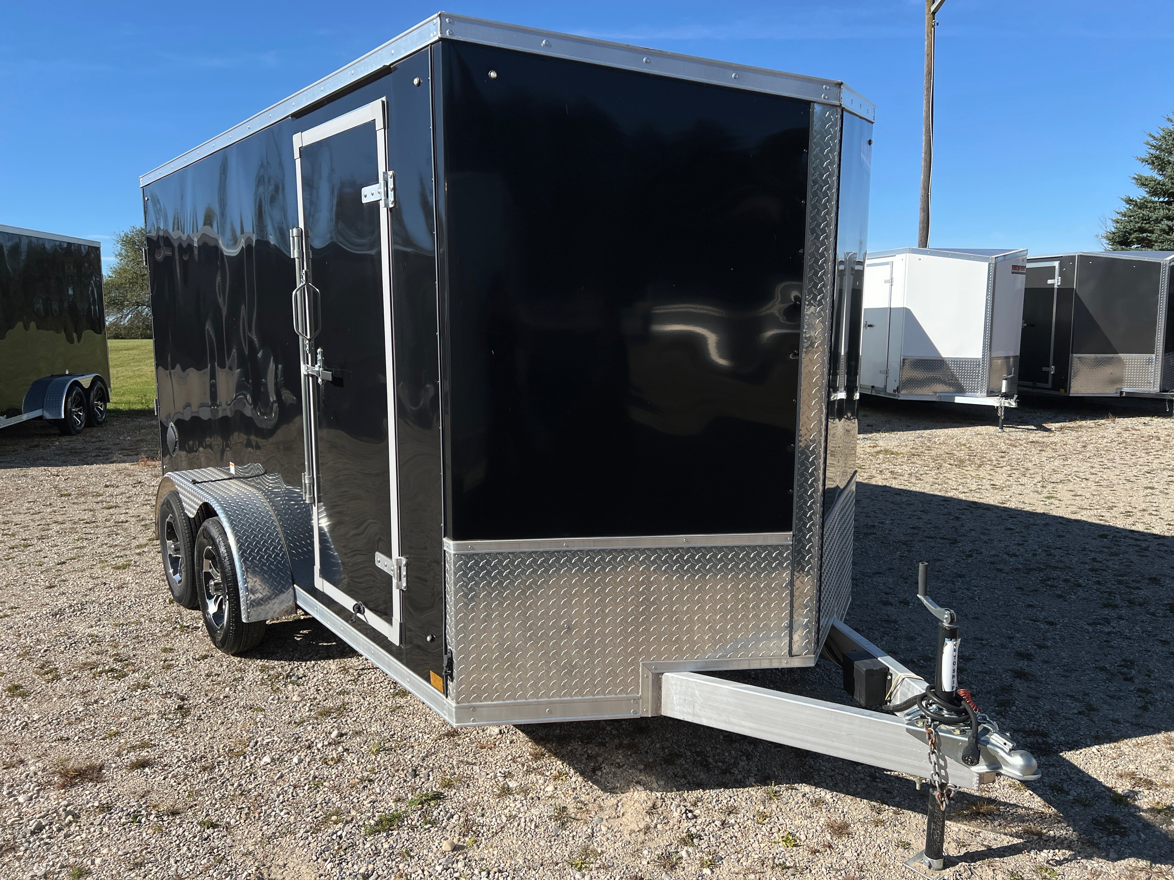 7 x 14 Enclosed Tandem  Trailer