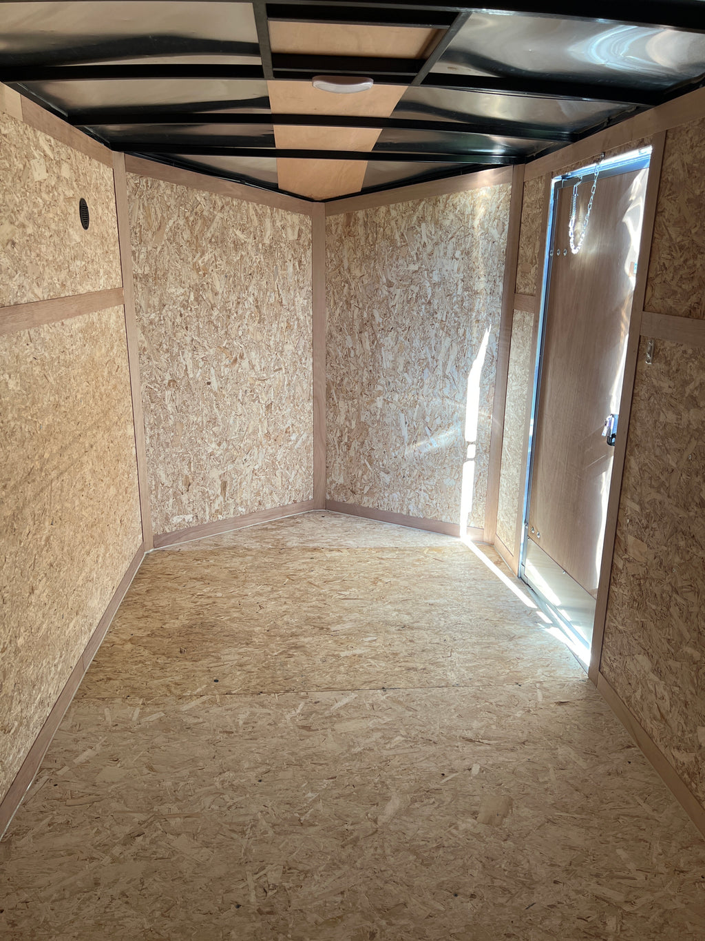 6x12 Enclosed Ramp Door Trailer