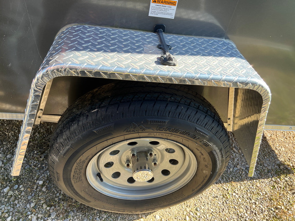 6x12 Enclosed Ramp Door Trailer