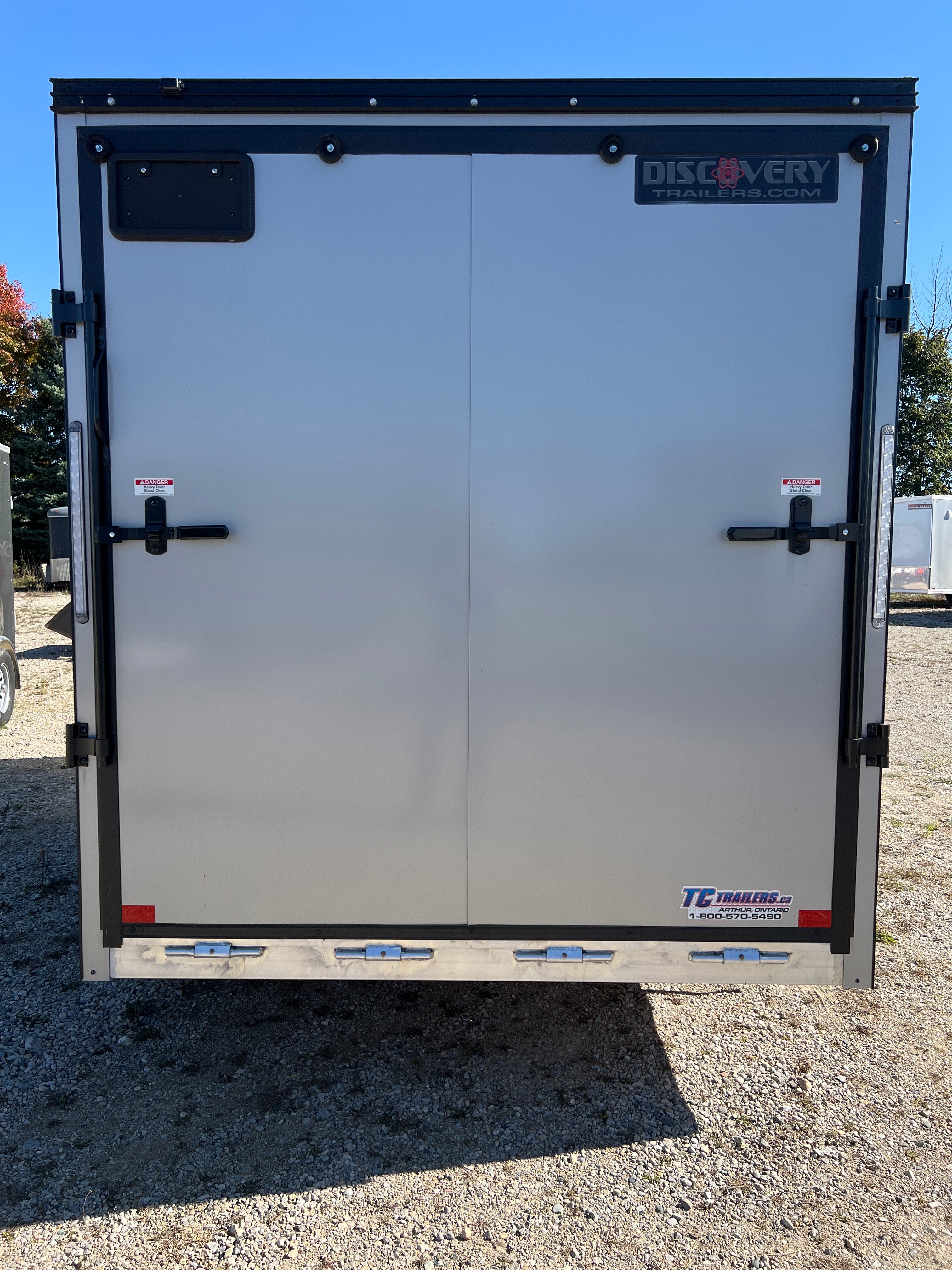 7x14 Enclosed SXS Aluminum Ramp Trailer