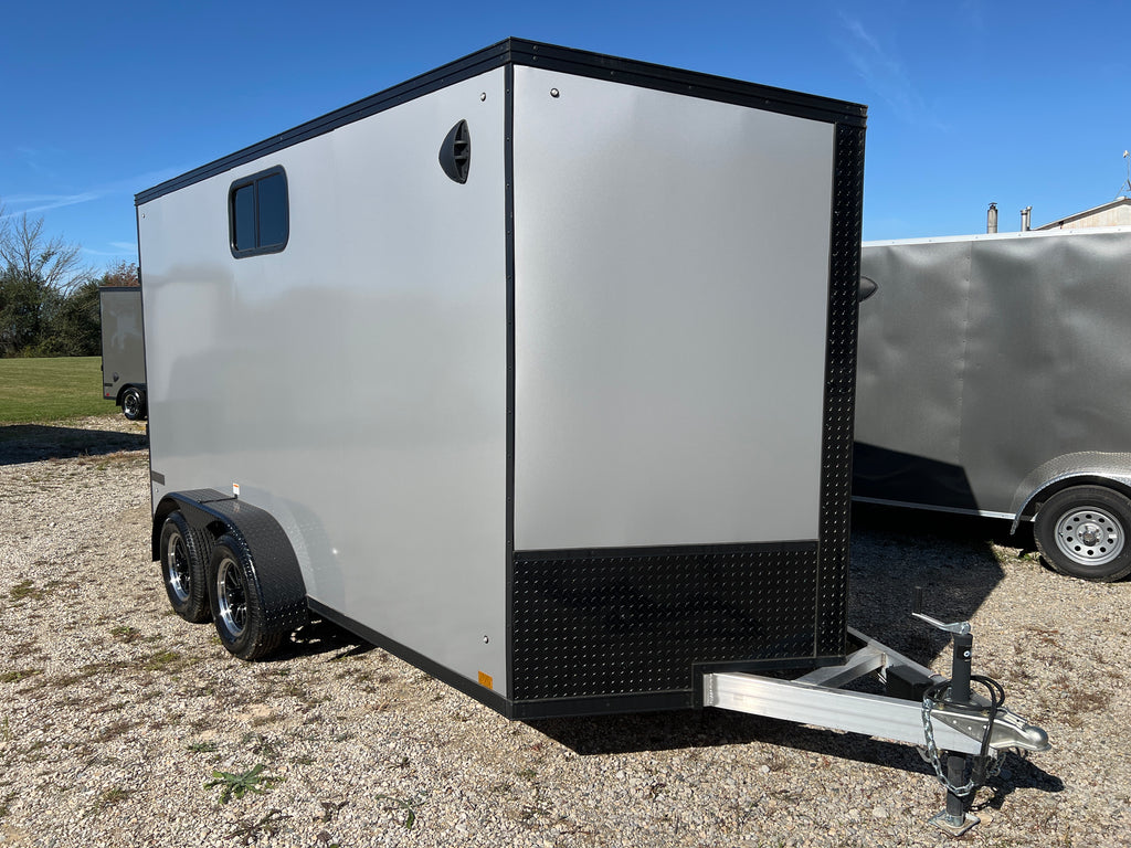 7x14 Enclosed SXS Aluminum Ramp Trailer
