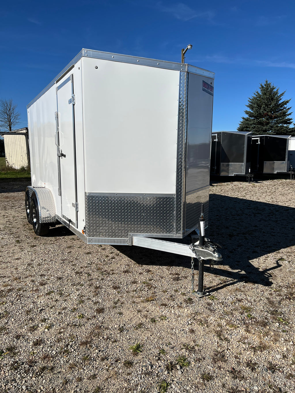 6x14 Enclosed Ramp Door Trailer