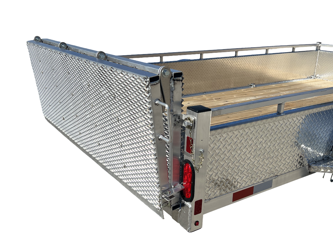 6x12 ENBECK Open Aluminum Utility Trailer