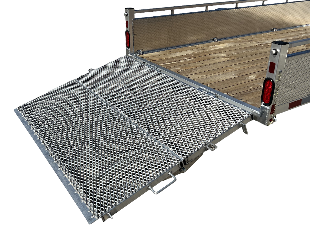 6x12 ENBECK Open Aluminum Utility Trailer