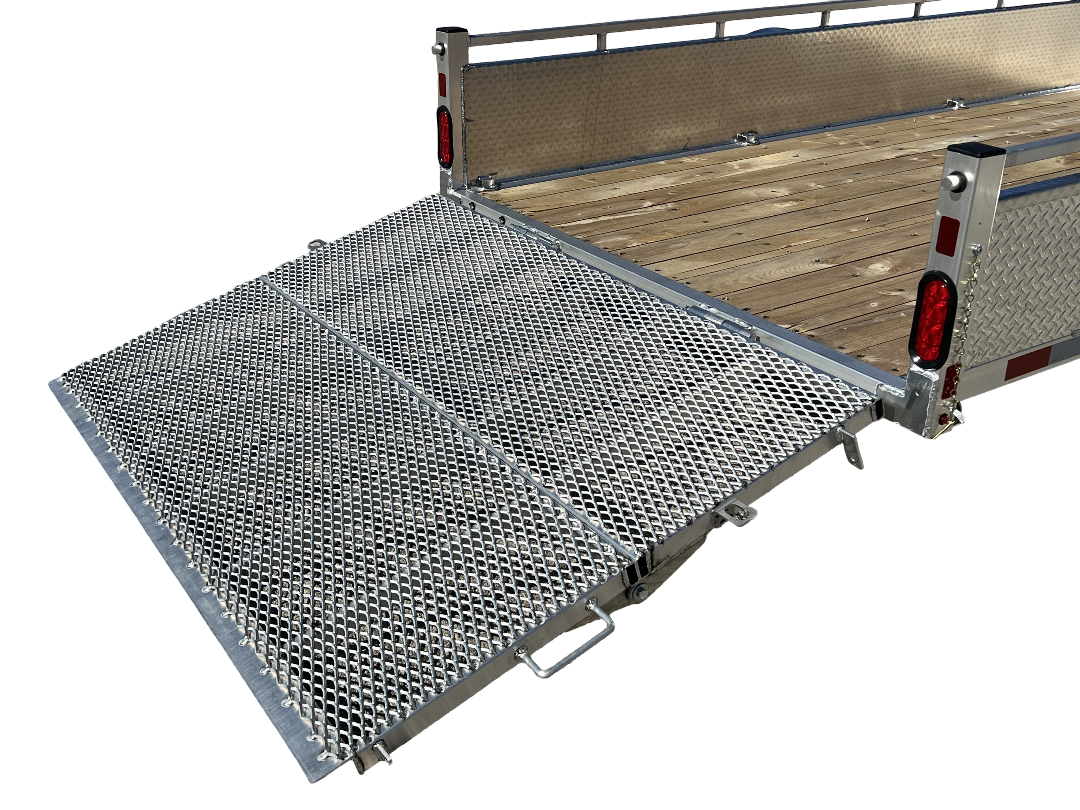 6x12 ENBECK Open Aluminum Utility Trailer