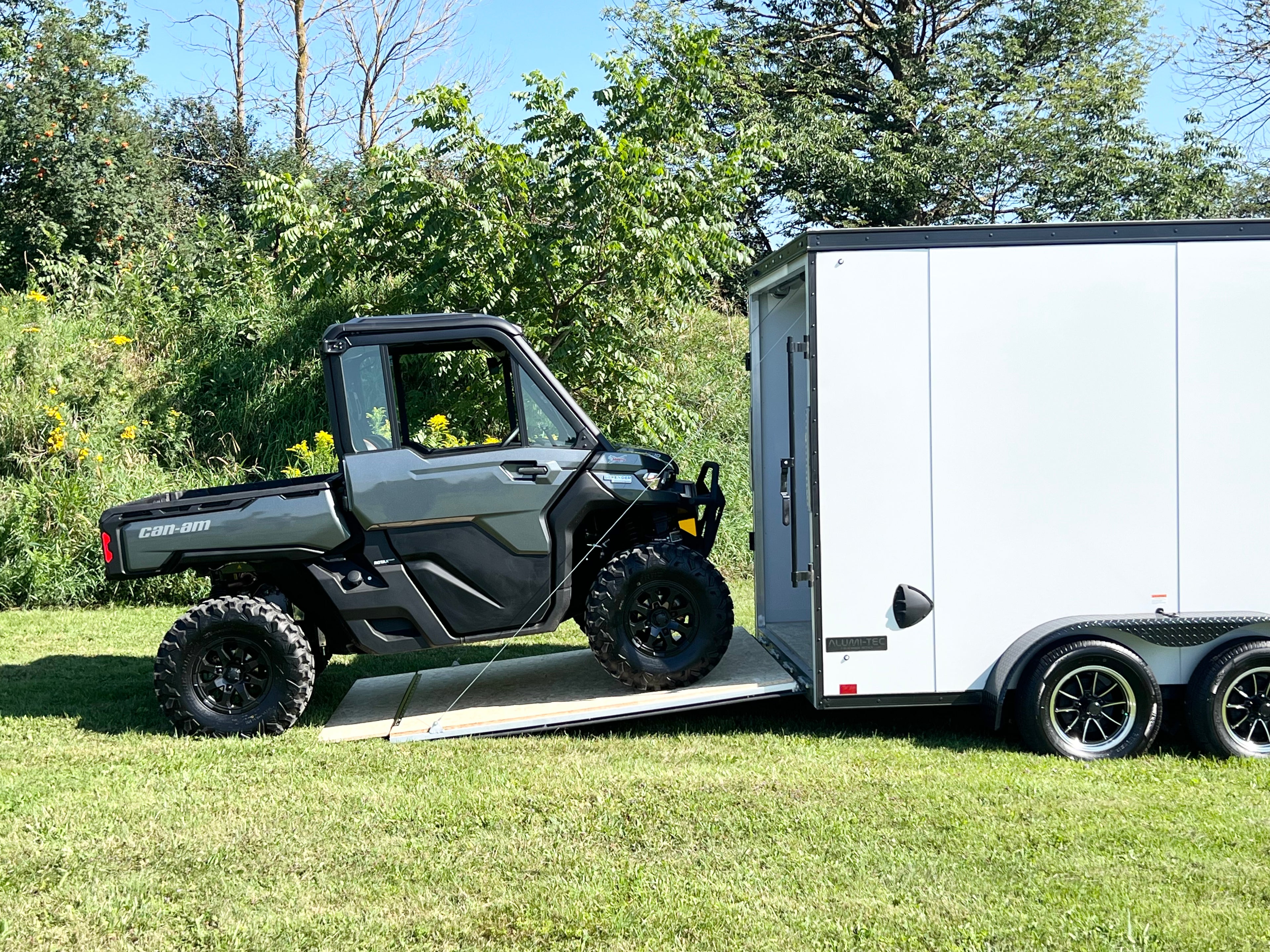 7x14 Enclosed Discovery Aluminum Cargo Trailer SXS