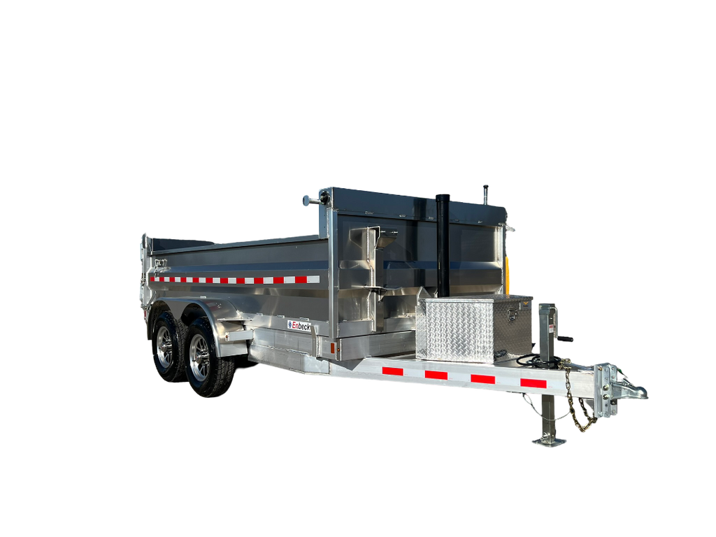 6x12 ENBECK 5 TON ALUMINUM DUMP TRAILER