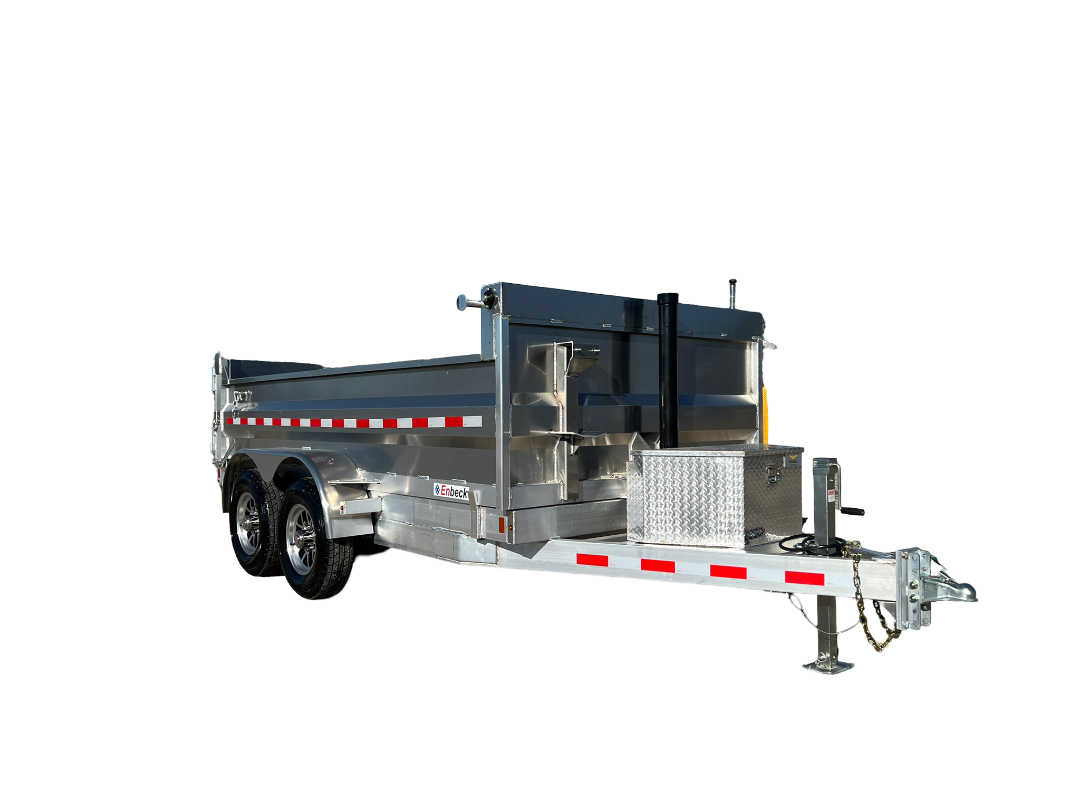 6x12 ENBECK 5 TON ALUMINUM DUMP TRAILER